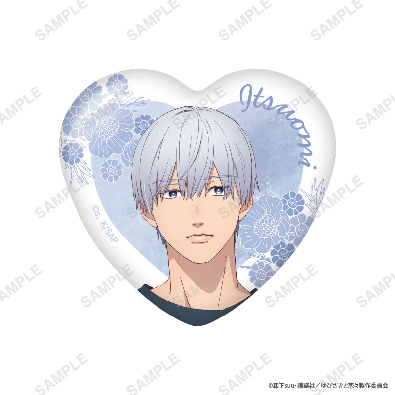 【全種類セット】「ゆびさきと恋々」トレーディングハート缶バッジ の商品画像7枚目です
