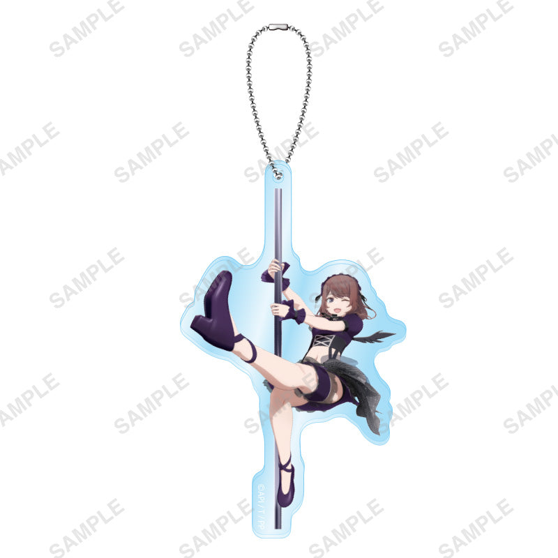「ポールプリンセス!!」アクリルキーホルダー(紫藤サナ)