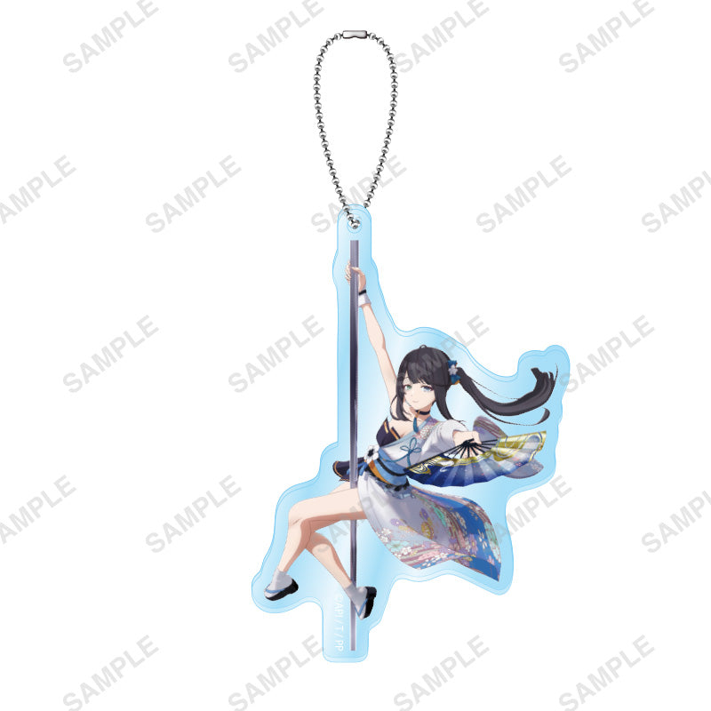 「ポールプリンセス!!」アクリルキーホルダー(蒼唯ノア) の商品画像1枚目です