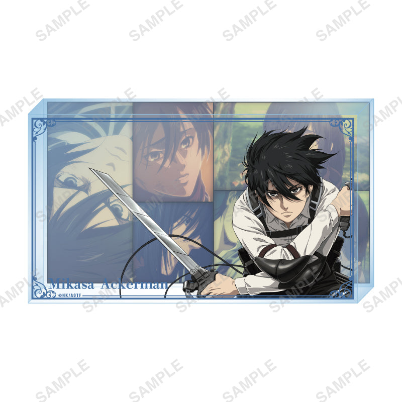 TVアニメ『進撃の巨人』アクリルブロック ミカサ