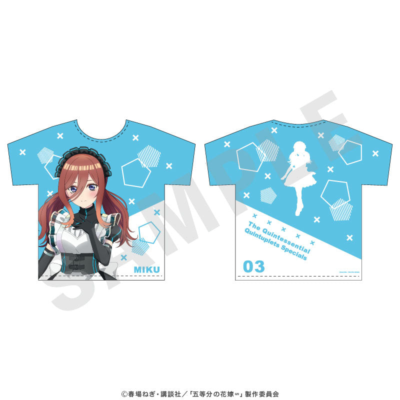 五等分の花嫁∽」フルグラフィックTシャツ 中野三玖｜アニメバコ【心おどるアニメグッズはアニメバコ！】