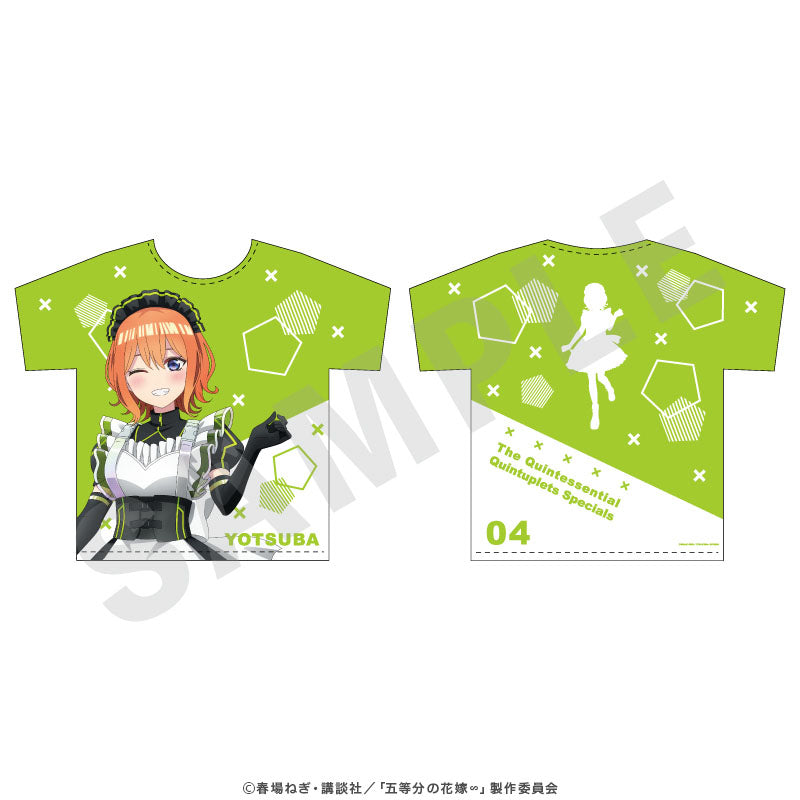 「五等分の花嫁∽」フルグラフィックTシャツ 中野四葉 の商品画像1枚目です