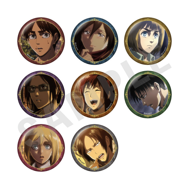 【単品】TVアニメ『進撃の巨人』 トレーディング缶バッジA(全8種) の商品画像1枚目です