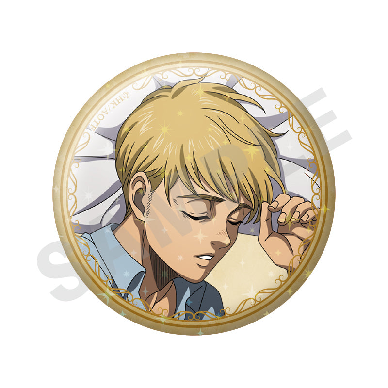 【全種セット】TVアニメ『進撃の巨人』 おやすみ調査兵団 キラキラトレーディング缶バッジ(全8種) の商品画像3枚目です