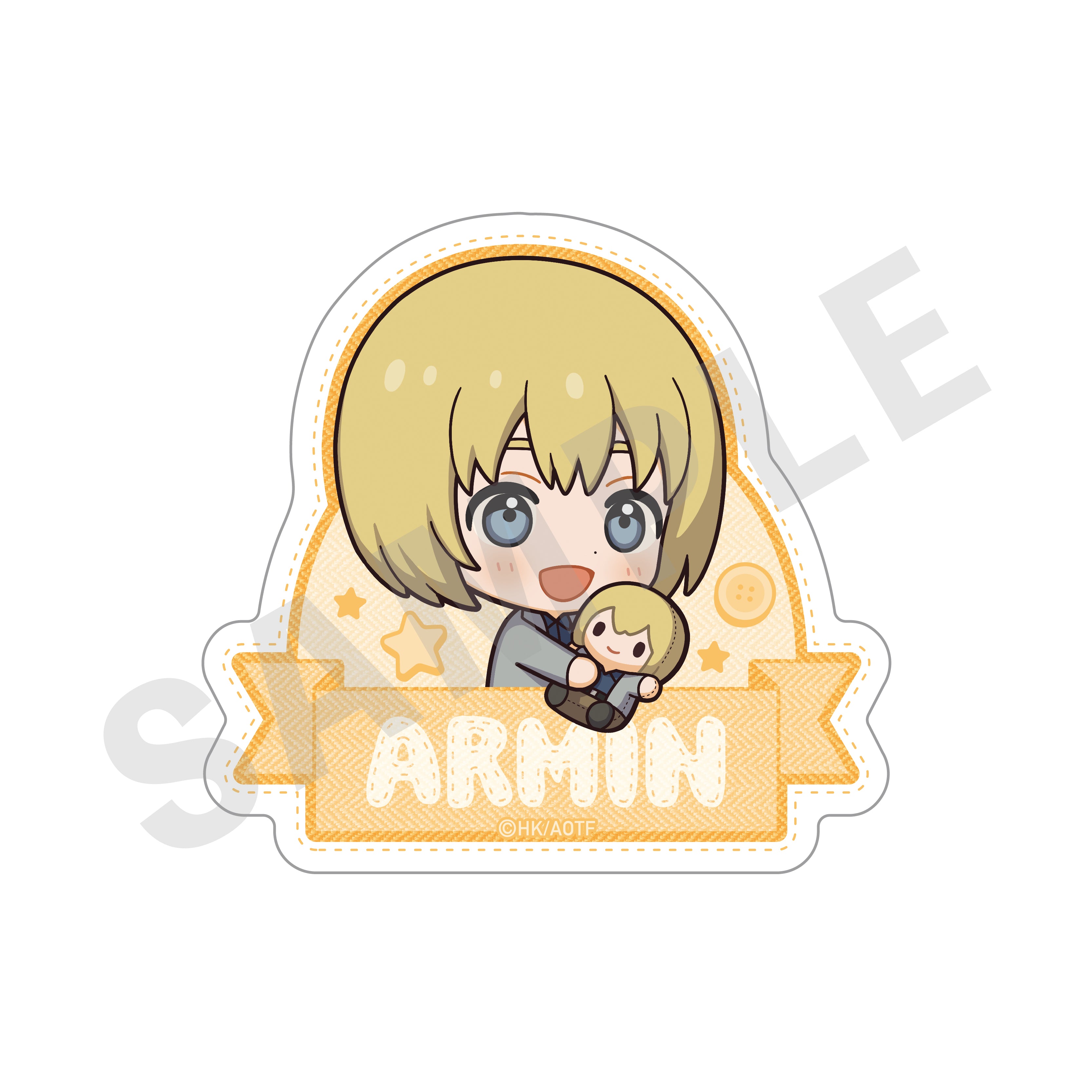 【全種セット】TVアニメ『進撃の巨人』 ミニキャラだっこシリーズ トレーディングステッカー(全6種) の商品画像4枚目です