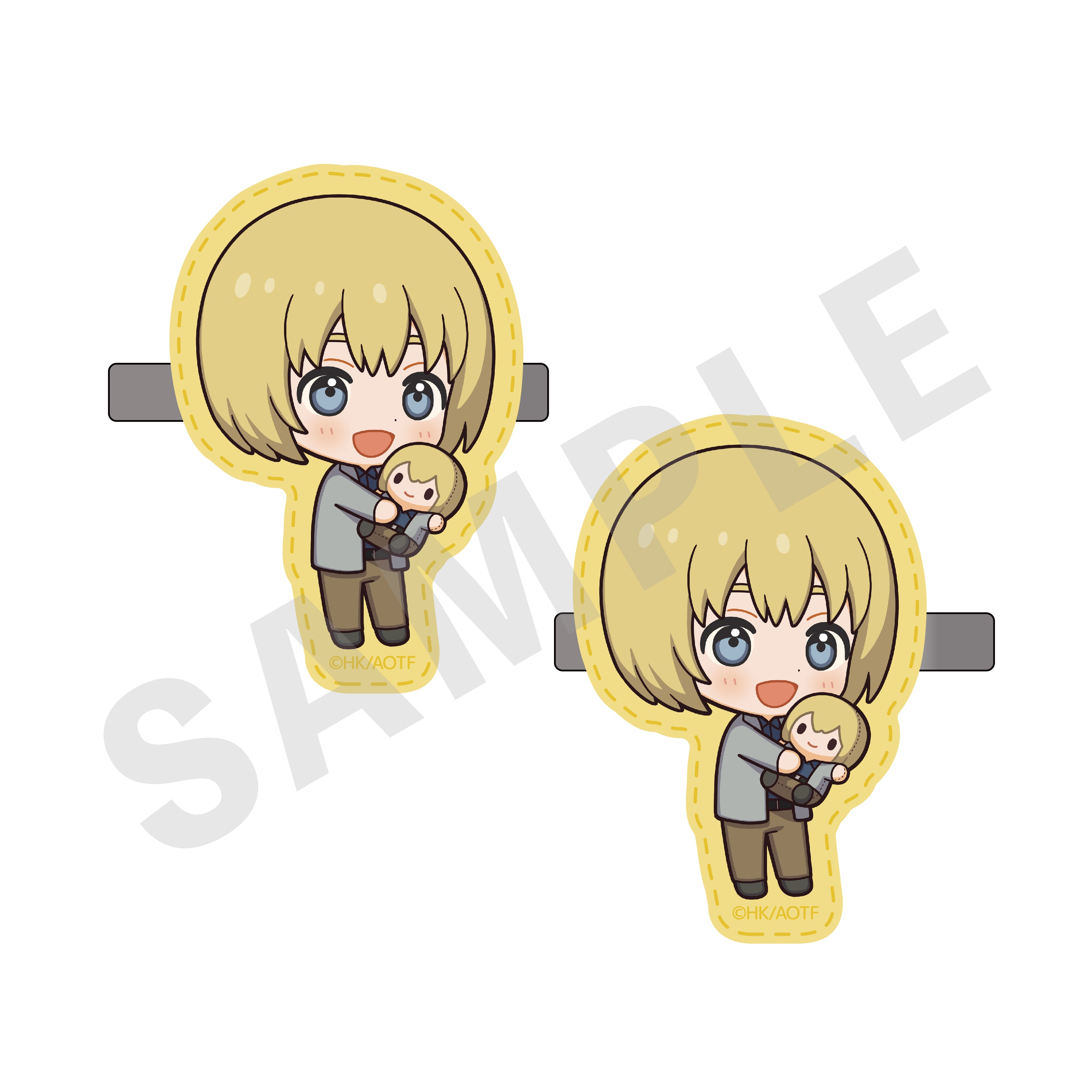 TVアニメ『進撃の巨人』 ミニキャラだっこシリーズ アクリルヘアクリップ アルミン