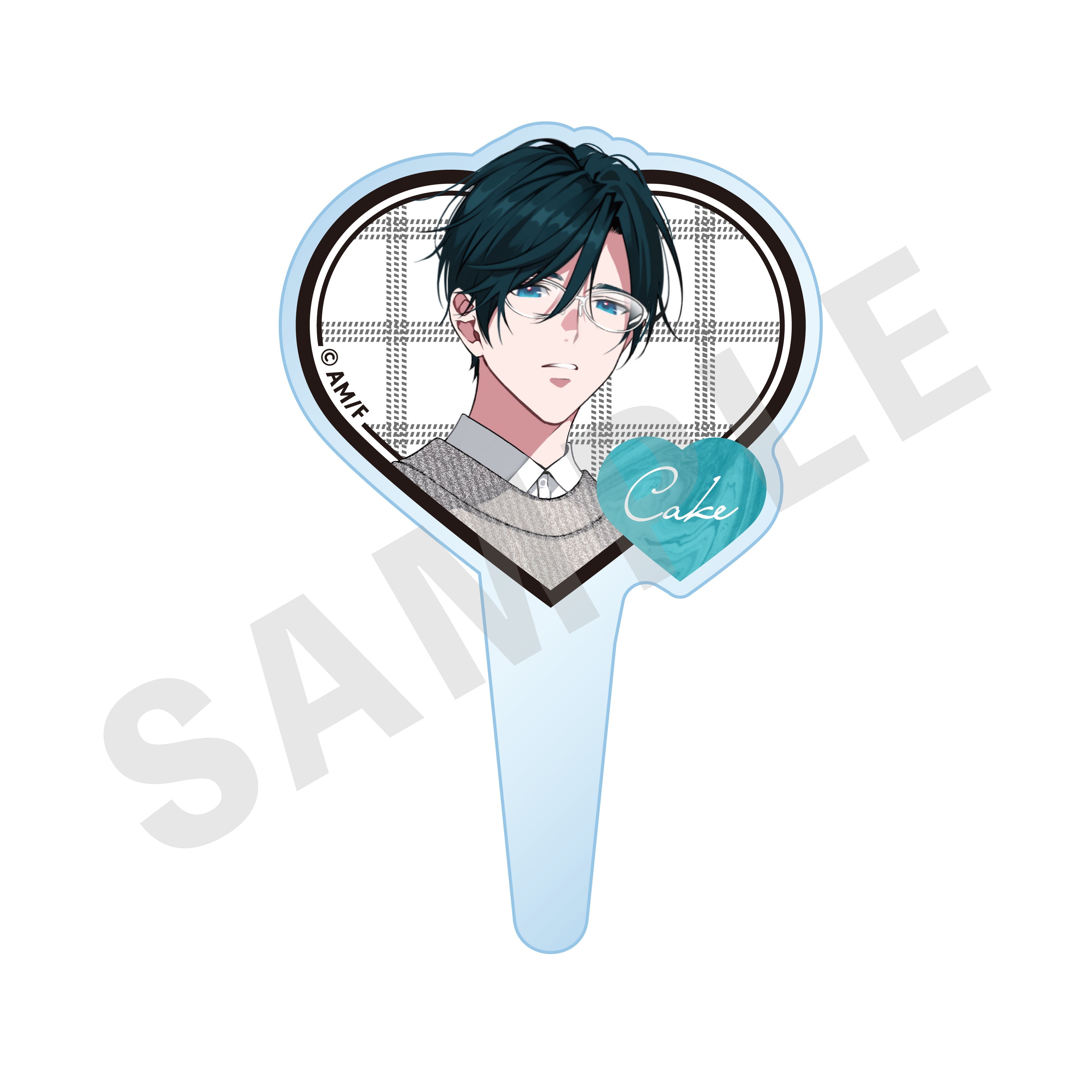 「舌先から恋」ピック風アクリルマーカー(稔世・等身) の商品画像1枚目です