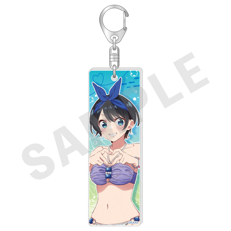「彼女、お借りします」アクリルキーホルダー(更科 瑠夏) の商品画像1枚目です