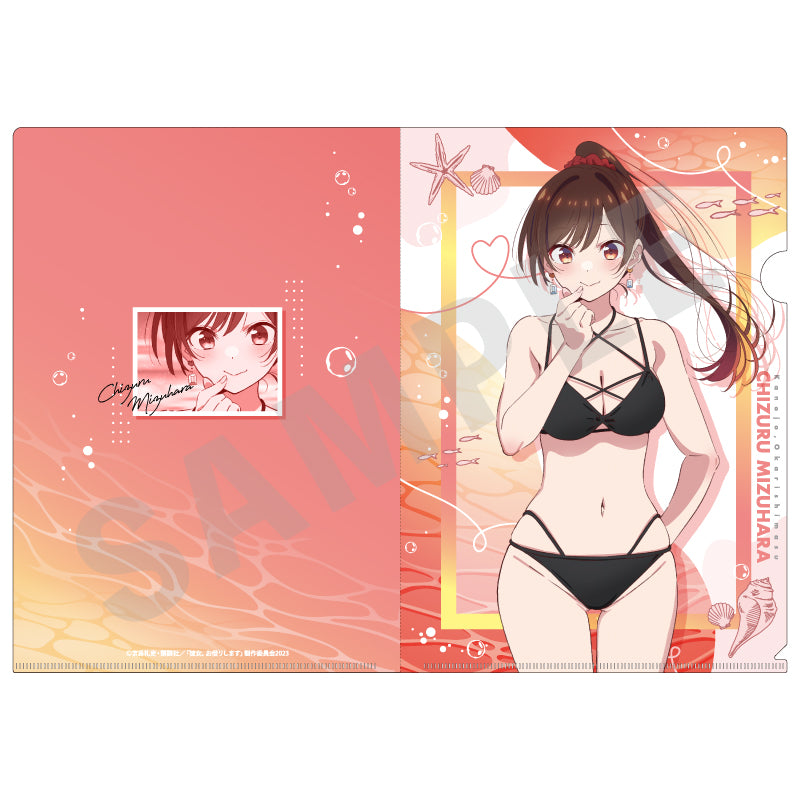 「彼女、お借りします」クリアファイル 水原千鶴 の商品画像1枚目です