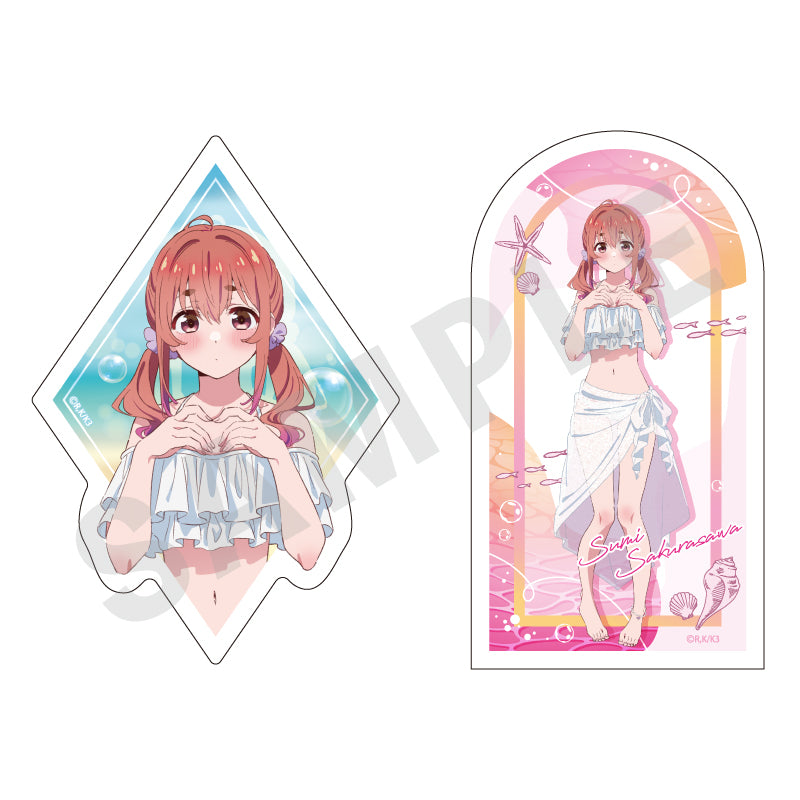 「彼女、お借りします」ステッカーセット 桜沢墨 の商品画像1枚目です