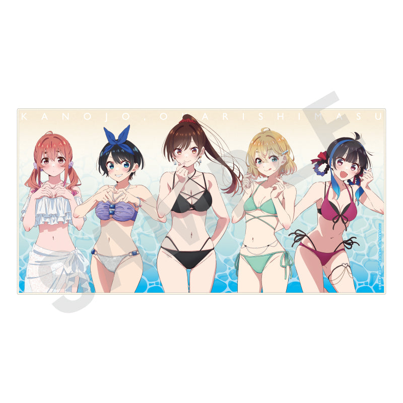 「彼女、お借りします」バスタオル の商品画像1枚目です