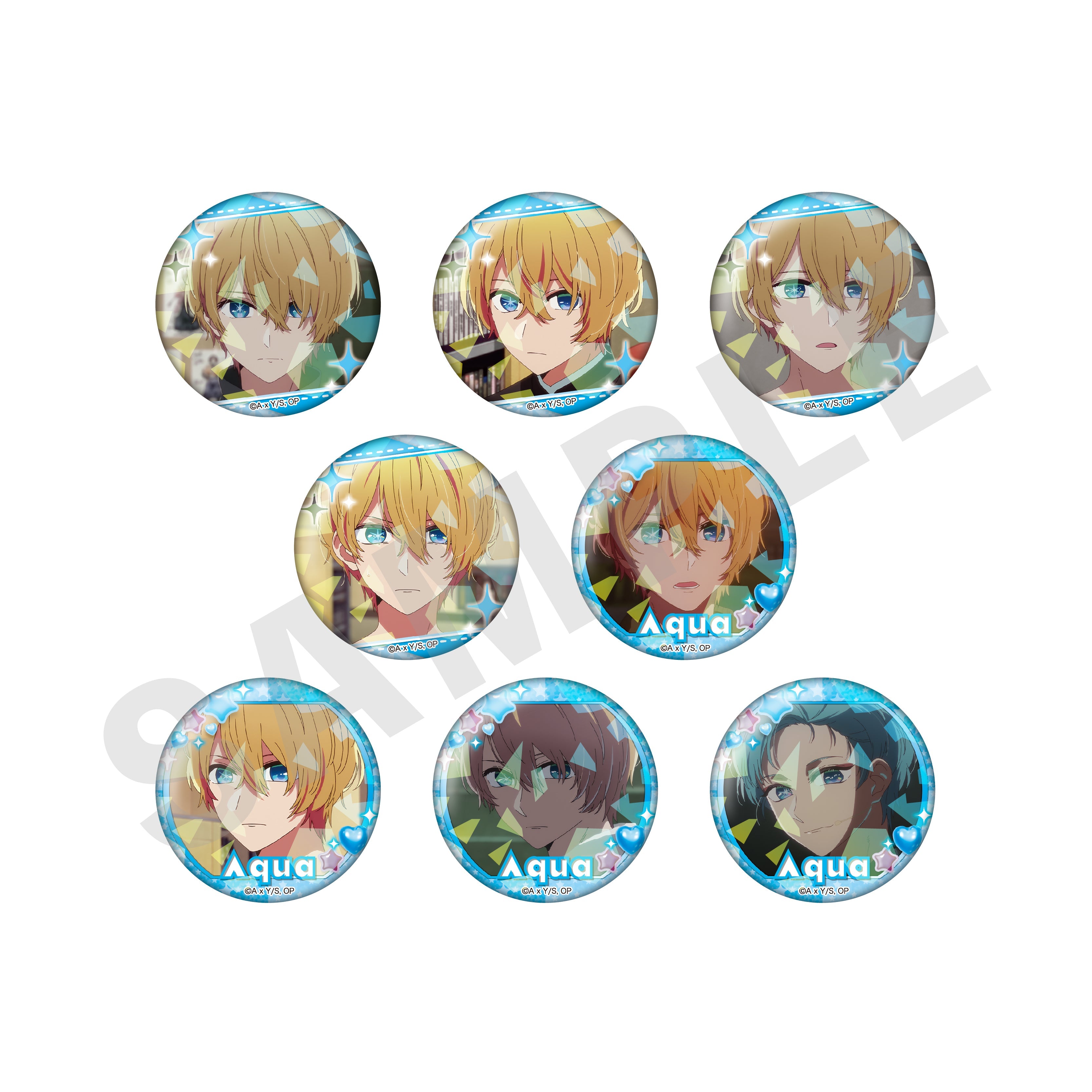 【全種セット】【推しの子】 ~favorite series~ トレーディング推し缶バッジ(アクア)(全8種) の商品画像1枚目です