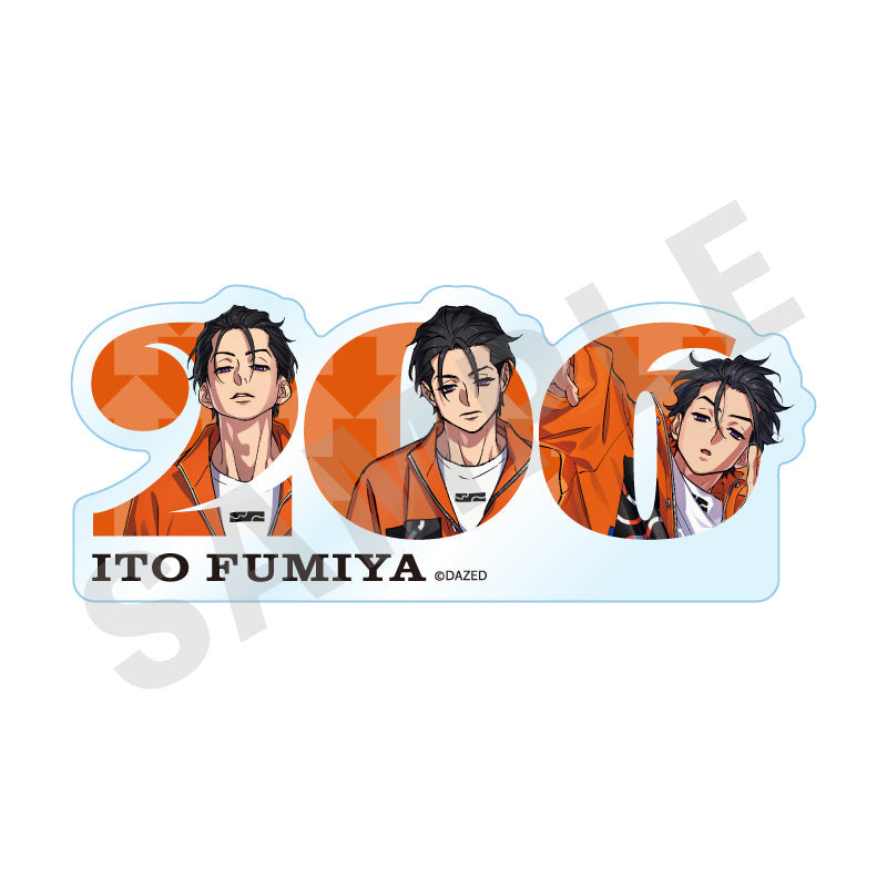 超人的シェアハウスストーリー『カリスマ』 ルームナンバーアクリルバッジ 伊藤 ふみや