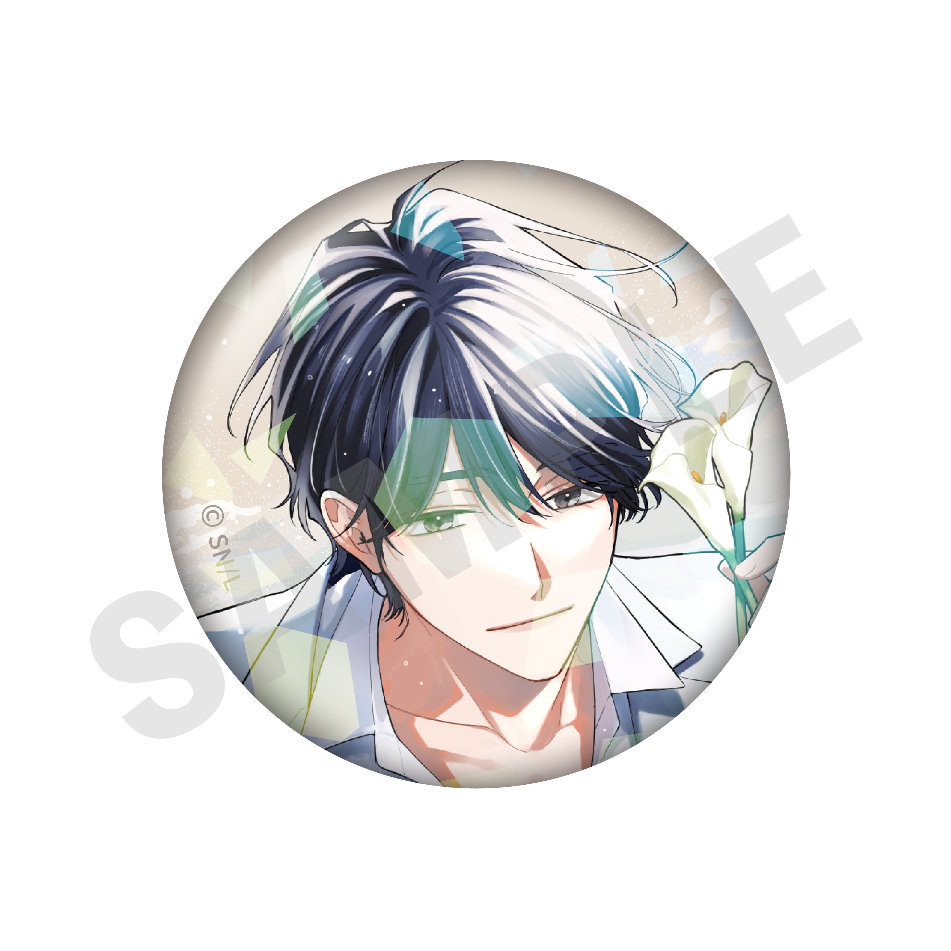 【単品】「コスメティック・プレイラバー」トレーディングホログラム缶バッジ(全6種) の商品画像1枚目です