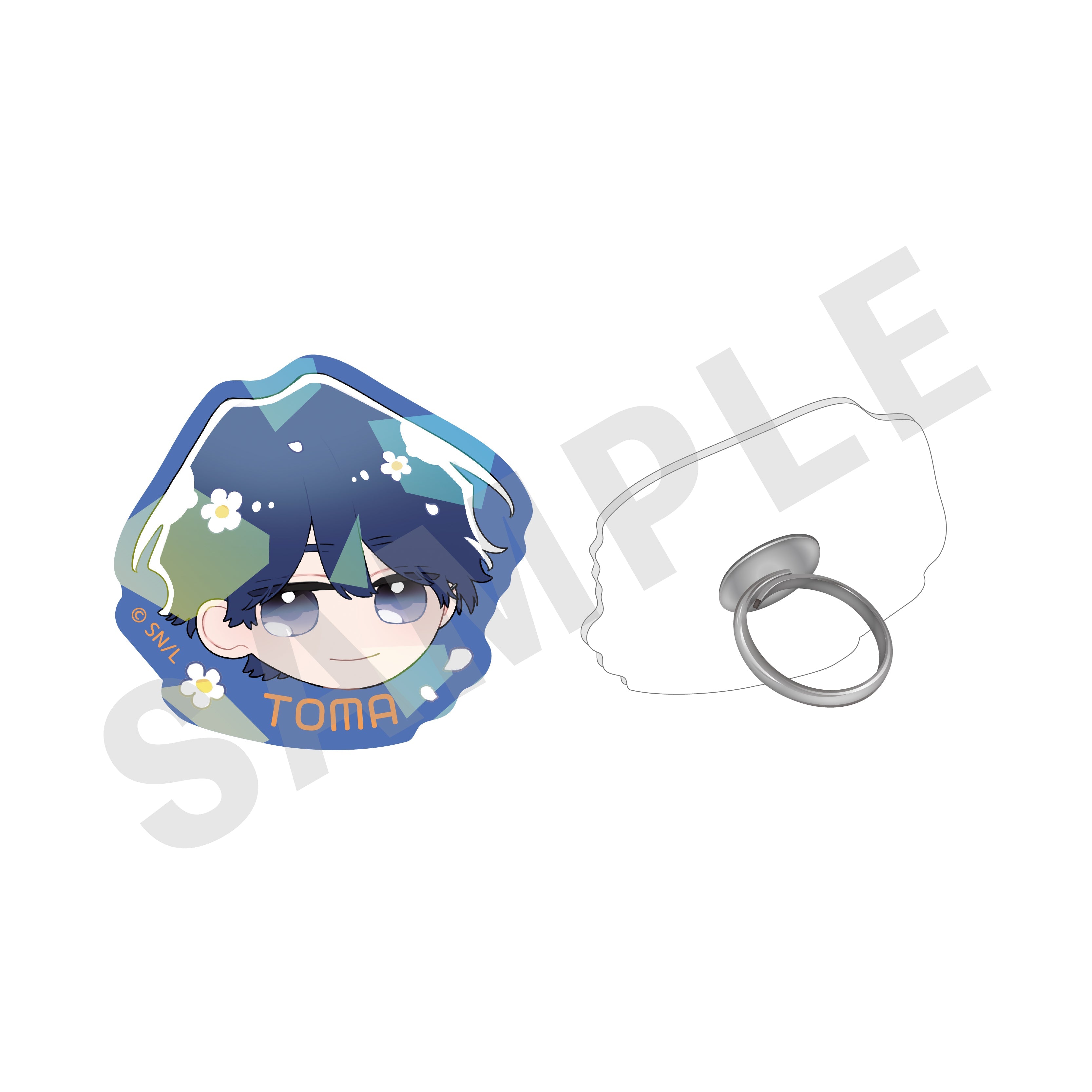 「コスメティック・プレイラバー」きらきらアクリルリング(佐橋斗真) の商品画像1枚目です