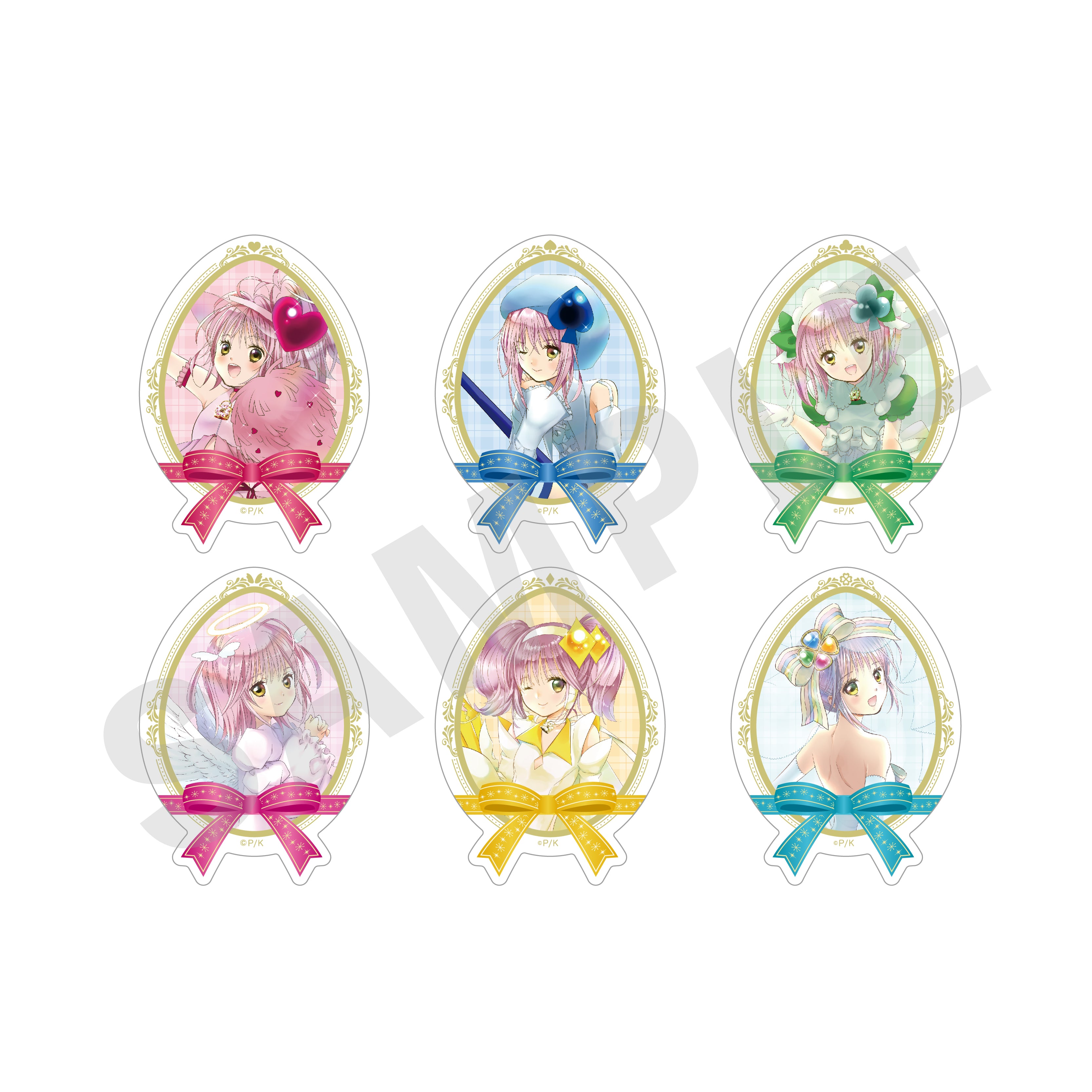 【単品】「しゅごキャラ!」トレーディングステッカー(全6種) の商品画像1枚目です