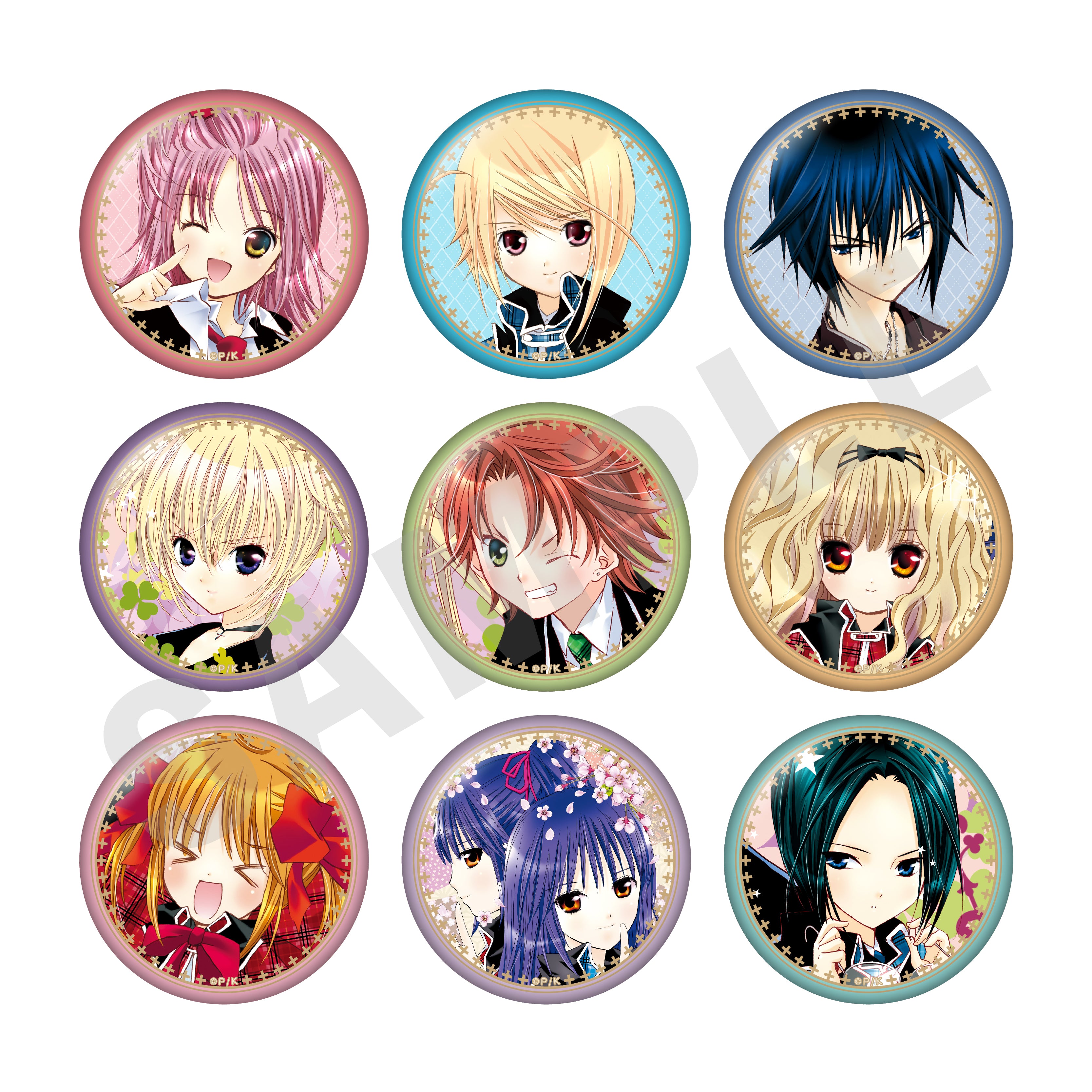 【全種セット】「しゅごキャラ!」トレーディング缶バッジ(カラーイラスト)(全9種) の商品画像1枚目です