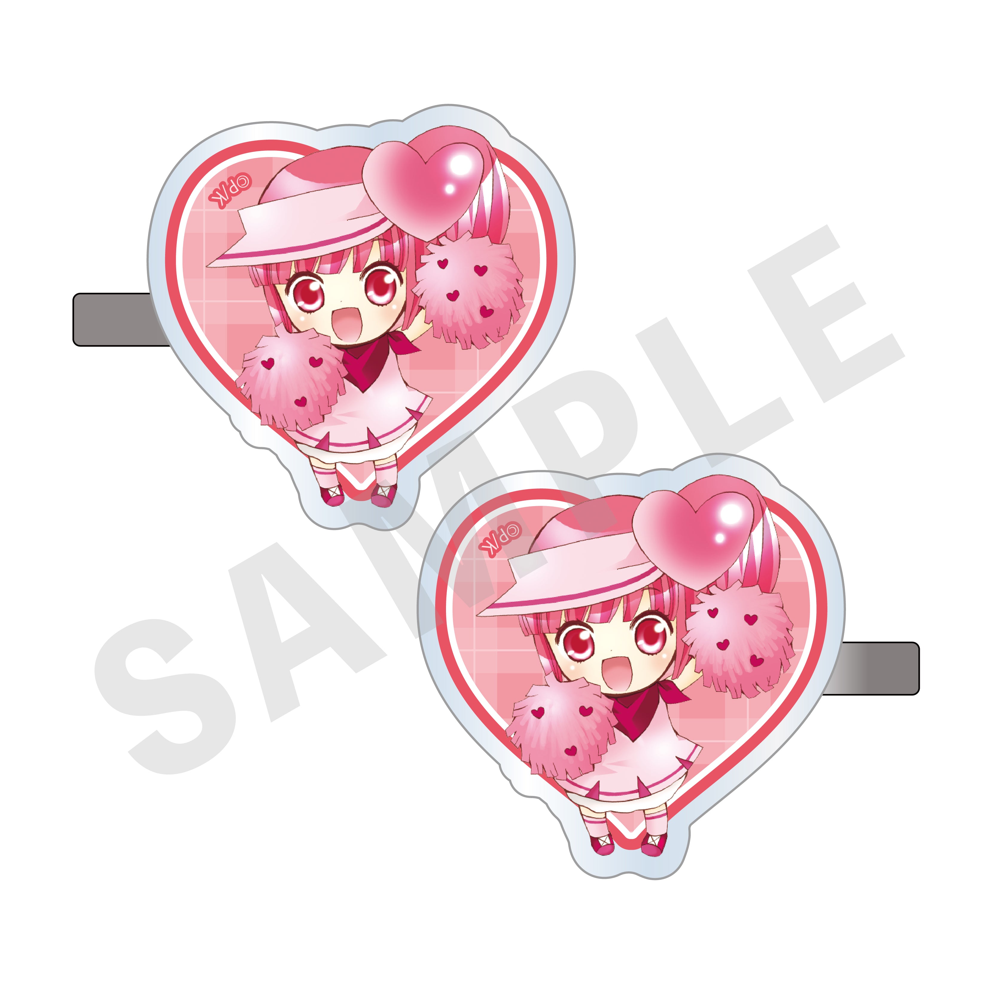 「しゅごキャラ!」アクリルヘアクリップ(ラン) の商品画像1枚目です