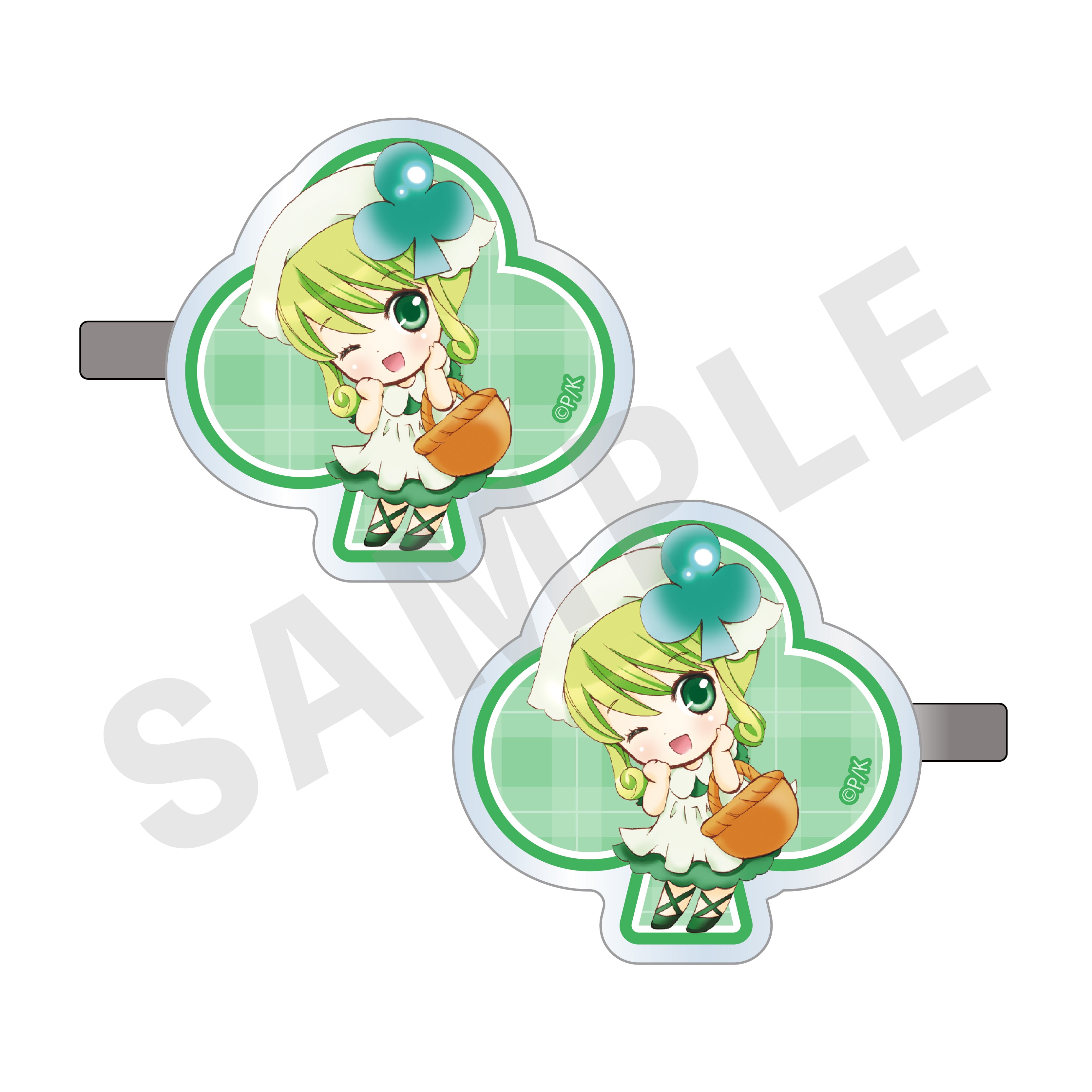 「しゅごキャラ!」アクリルヘアクリップ(スゥ) の商品画像1枚目です