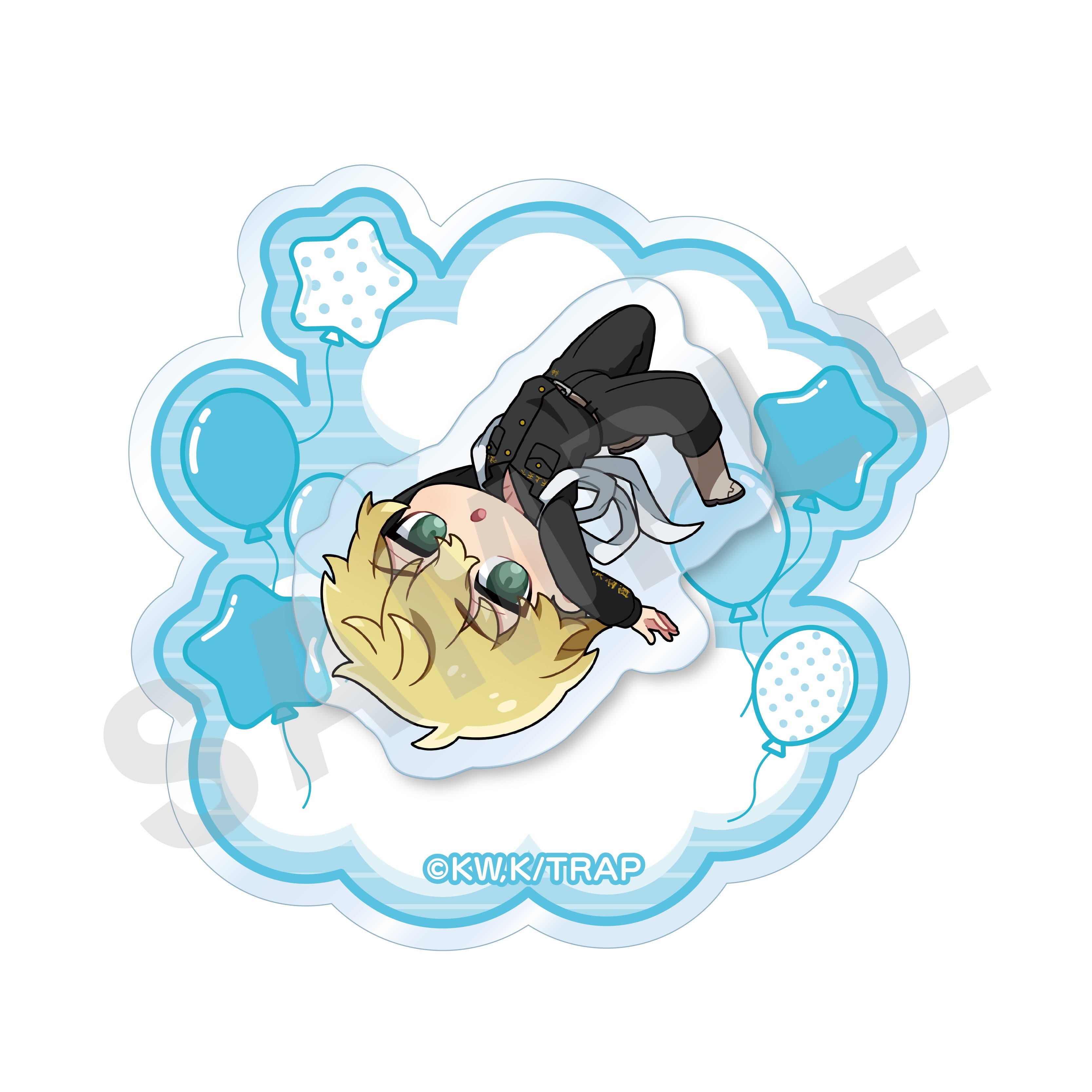 TVアニメ『東京リベンジャーズ』ふわっとシリーズ アクリルバッジ(松野千冬) の商品画像1枚目です