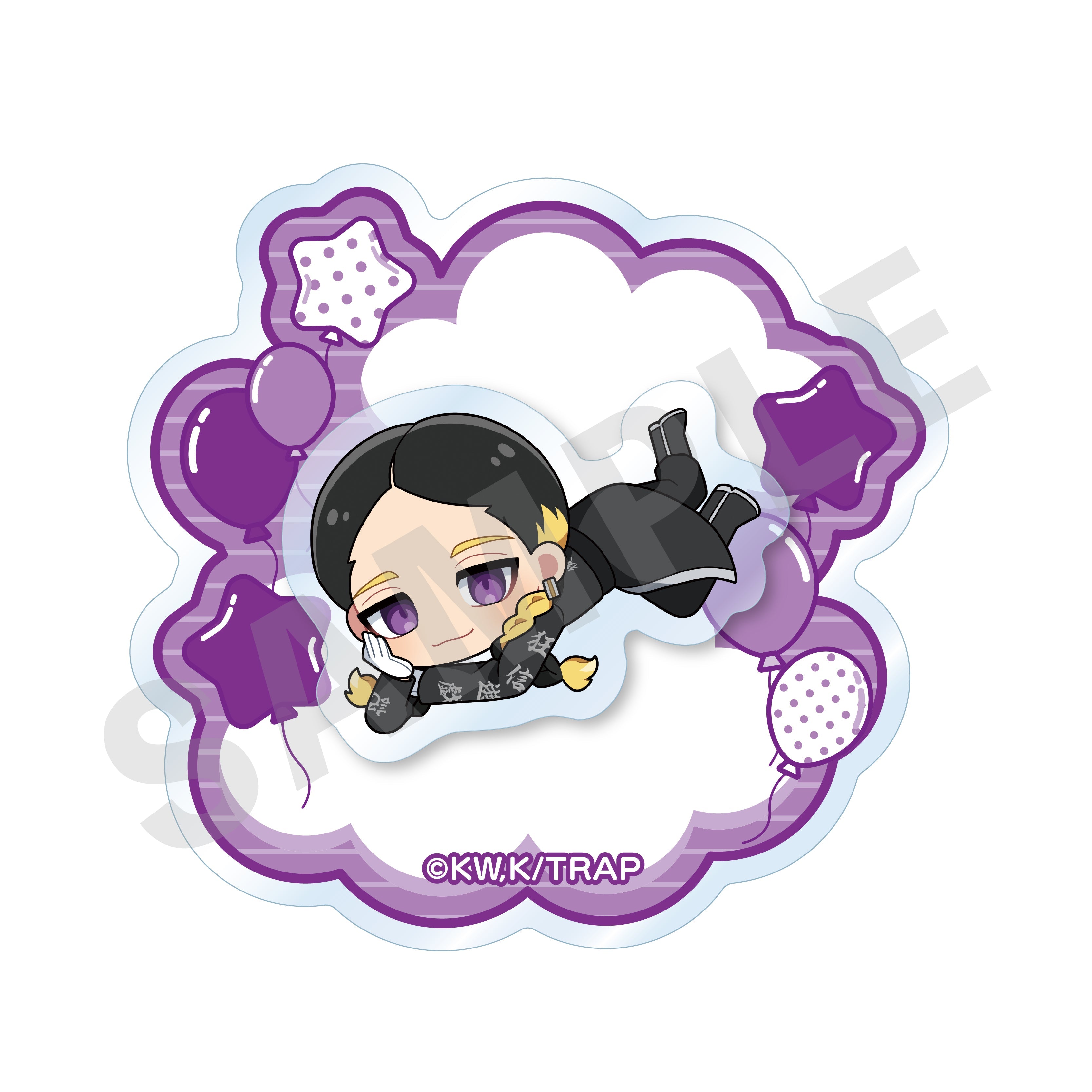 TVアニメ『東京リベンジャーズ』ふわっとシリーズ アクリルバッジ(灰谷蘭) の商品画像1枚目です