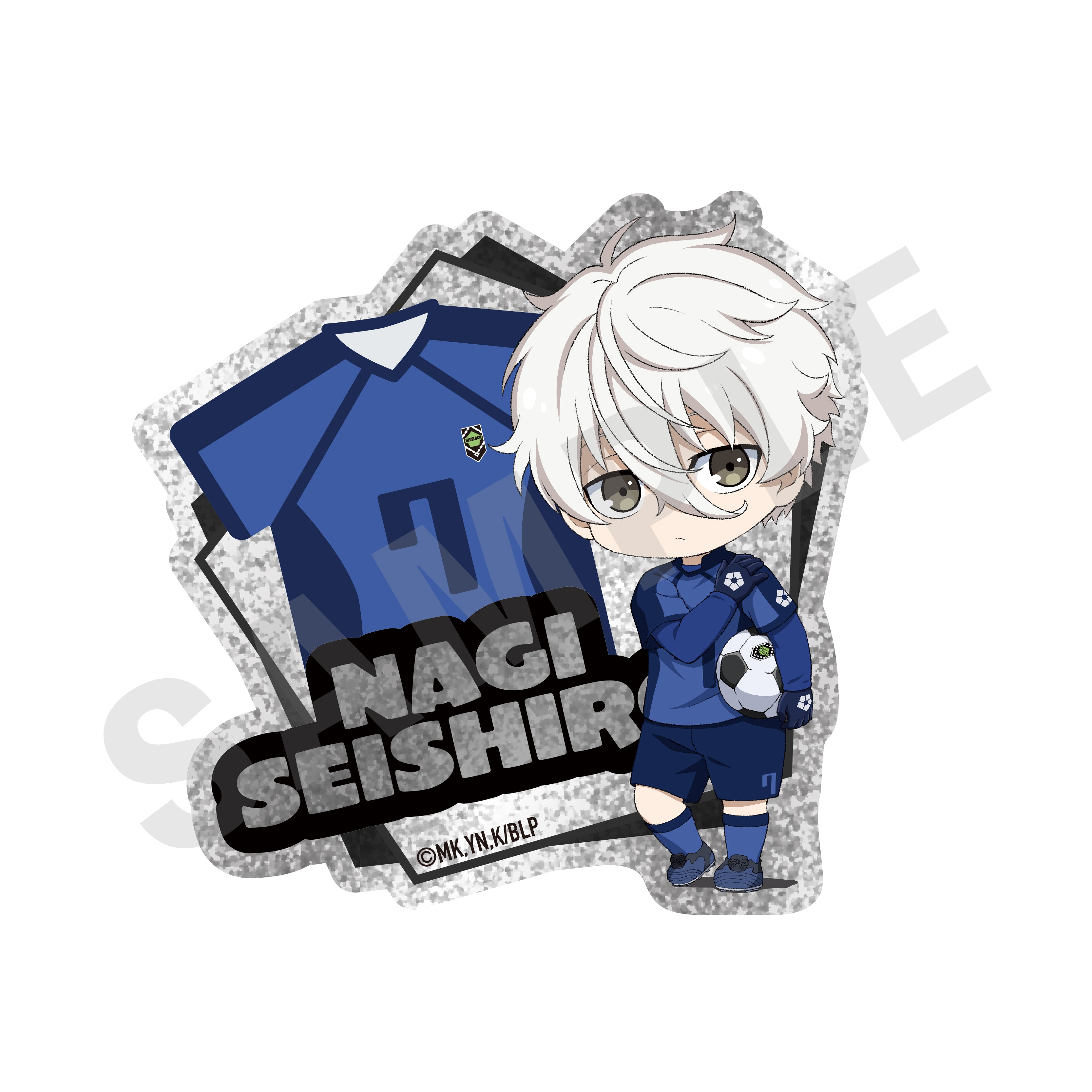 TVアニメ『ブルーロック』~favorite series~ キラキラアクリルバッジ 凪 誠士郎 の商品画像1枚目です