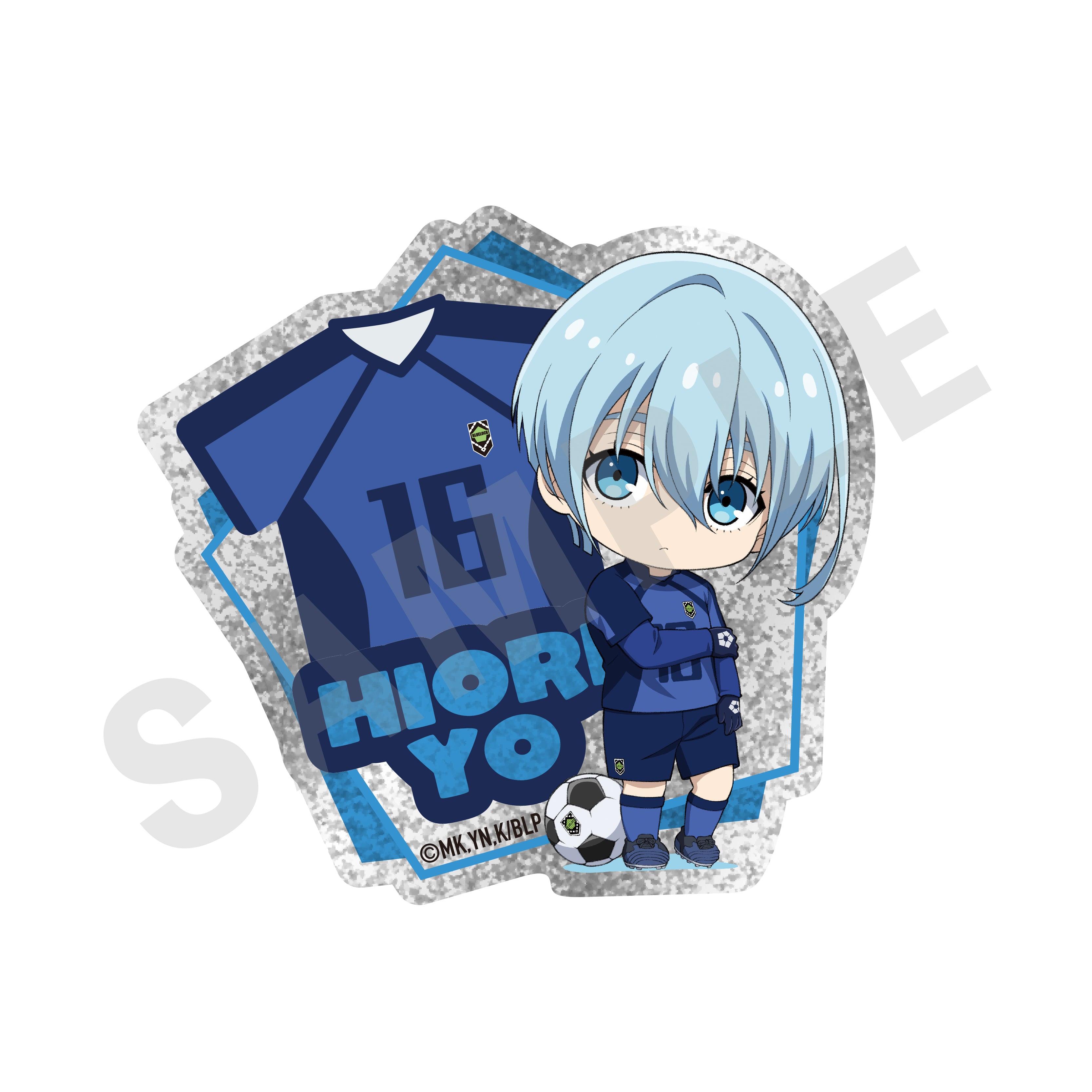 TVアニメ『ブルーロック』~favorite series~ キラキラアクリルバッジ 氷織 羊 の商品画像1枚目です