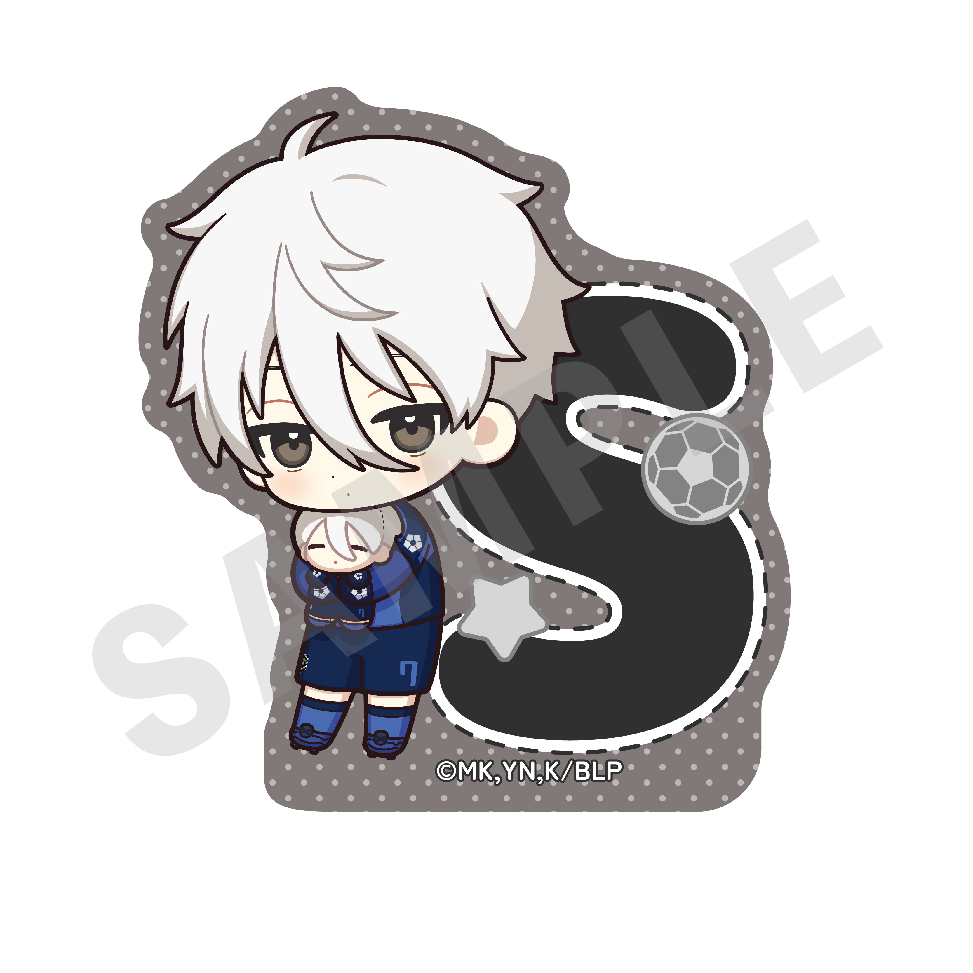 【全種セット】TVアニメ『ブルーロック』ミニキャラだっこシリーズ トレーディングステッカー(全8種) の商品画像4枚目です