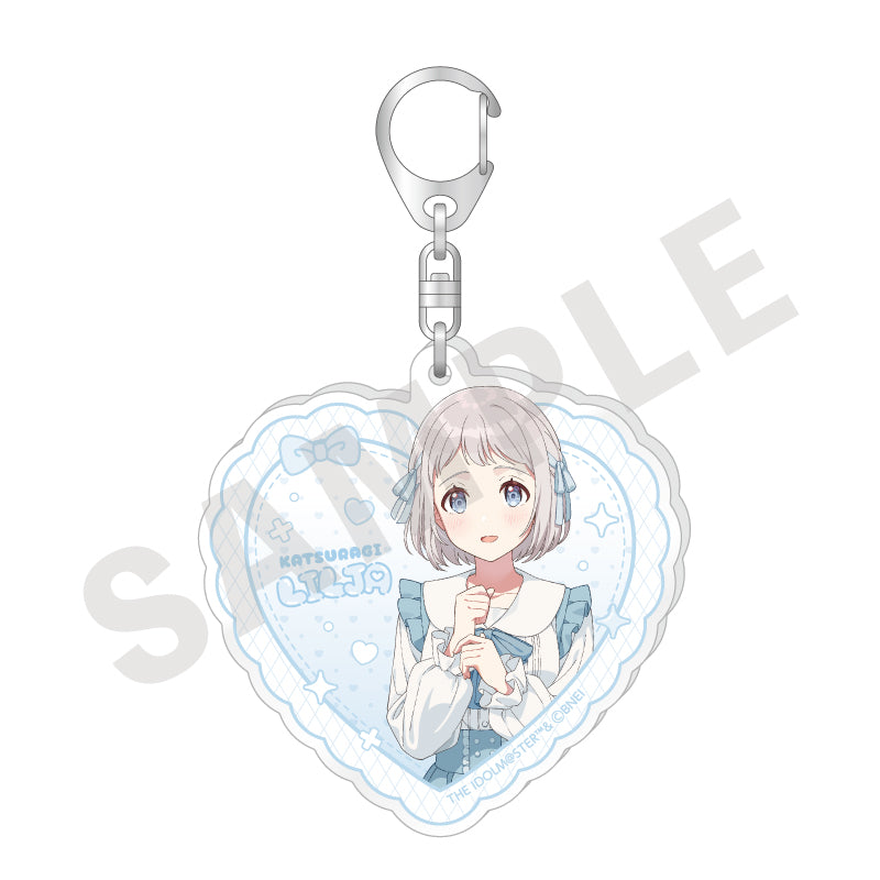 学園アイドルマスター　サントリー　法被　アクリルキーホルダー　葛城リーリヤ 学園アイドルマスター」アクリルキーホルダー（葛城 リーリヤ