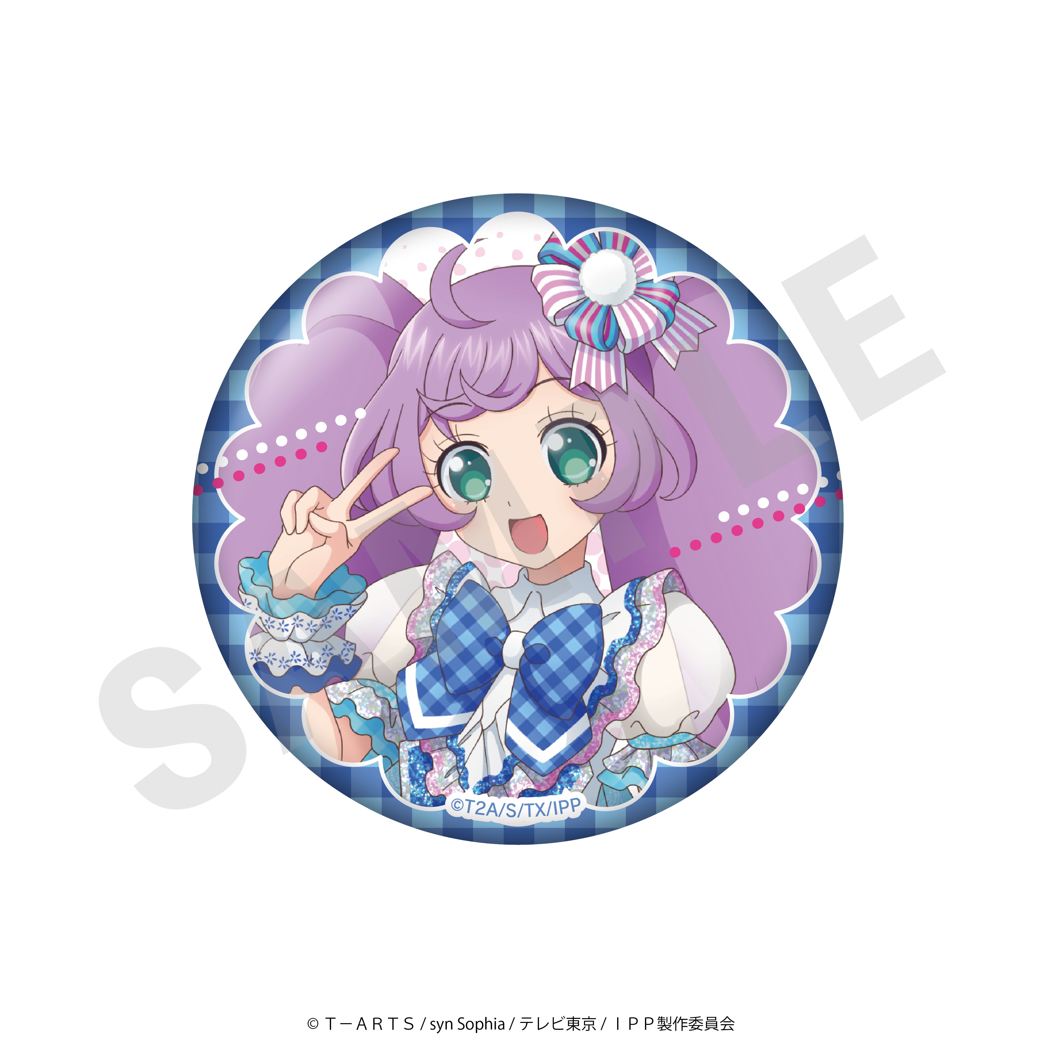 【単品】「プリパラ10周年」トレーディング缶バッジ(全12種/フルカラー6種＋グリッター6種)