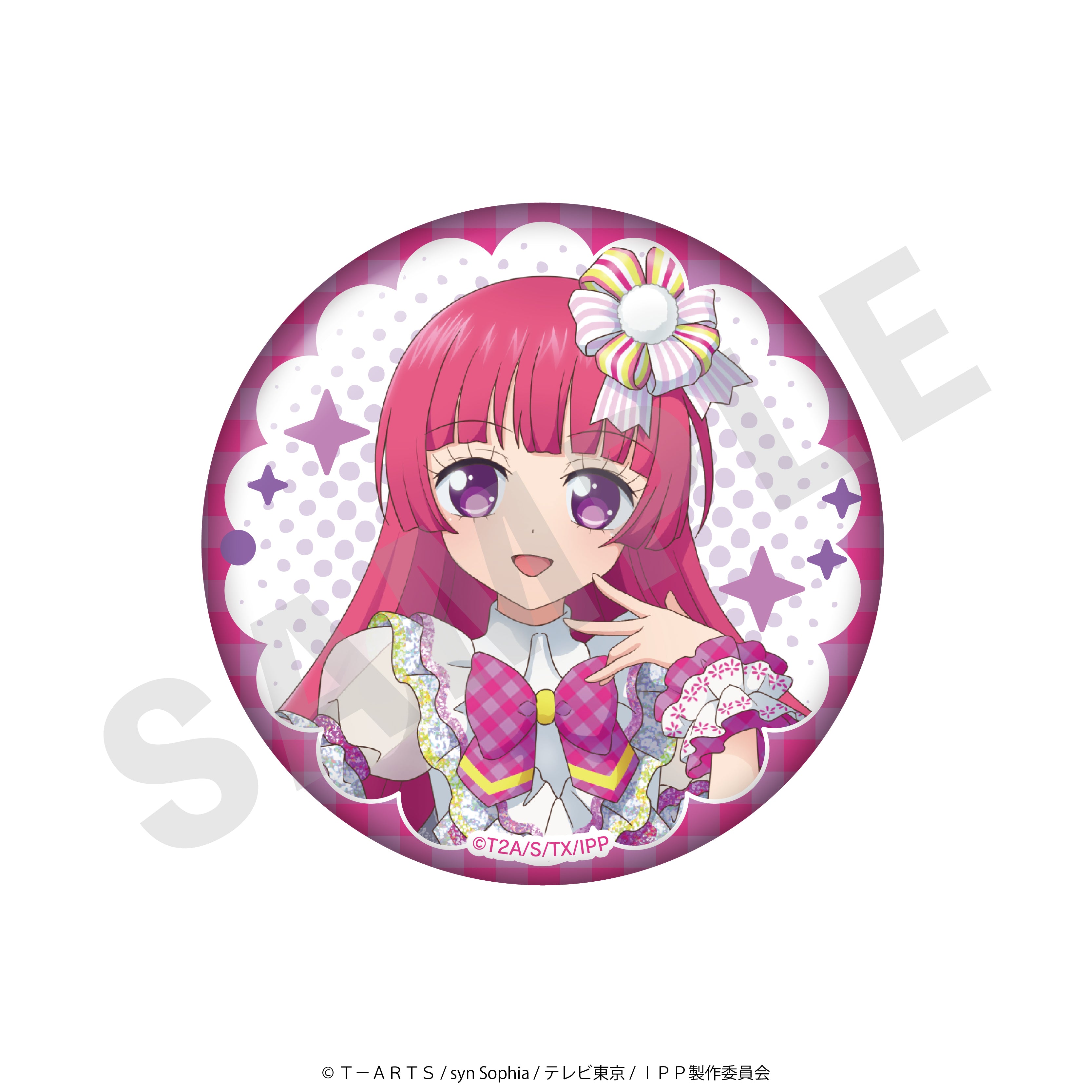 【単品】「プリパラ10周年」トレーディング缶バッジ(全12種/フルカラー6種＋グリッター6種)