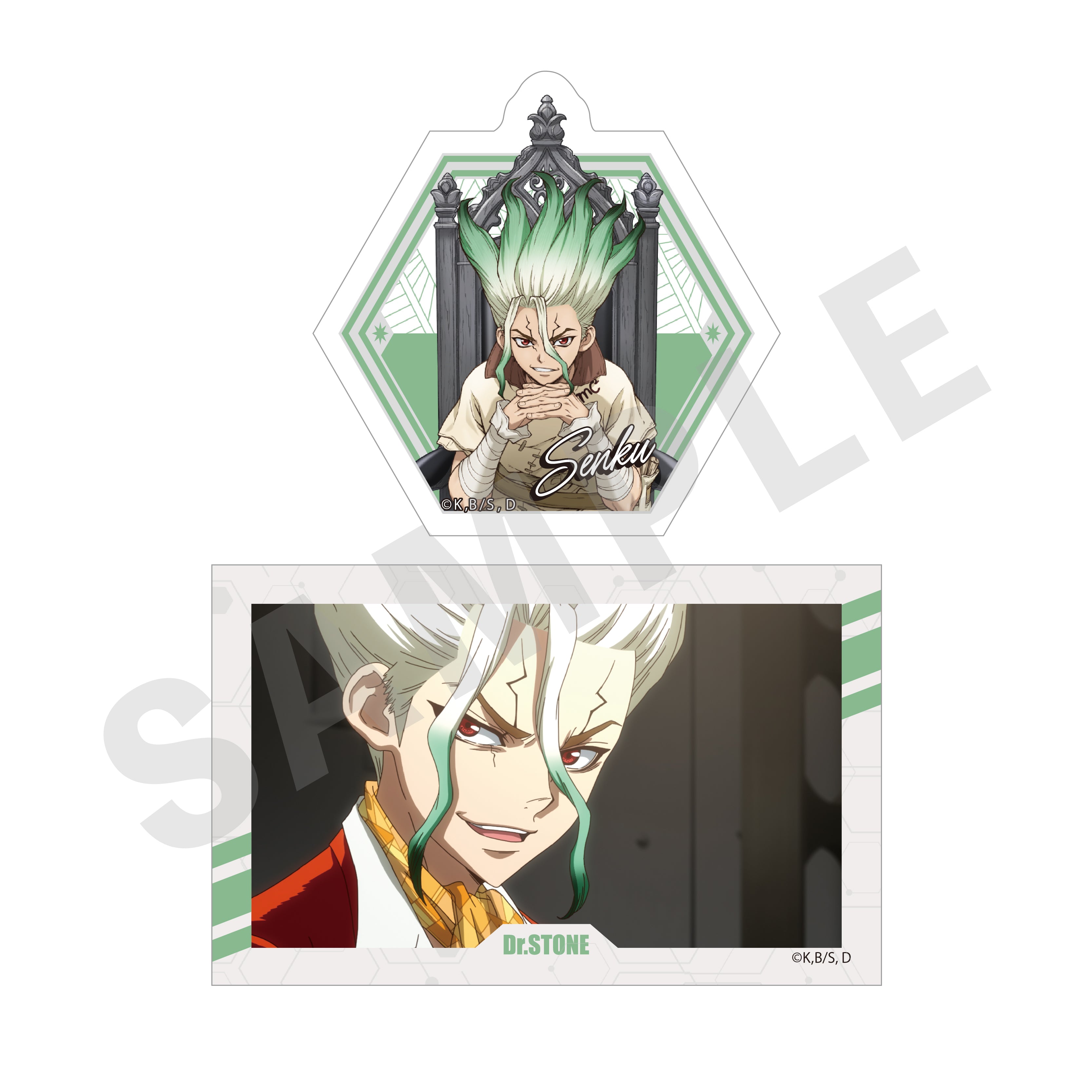 「Ｄｒ．ＳＴＯＮＥ」ステッカーセット（石神千空）