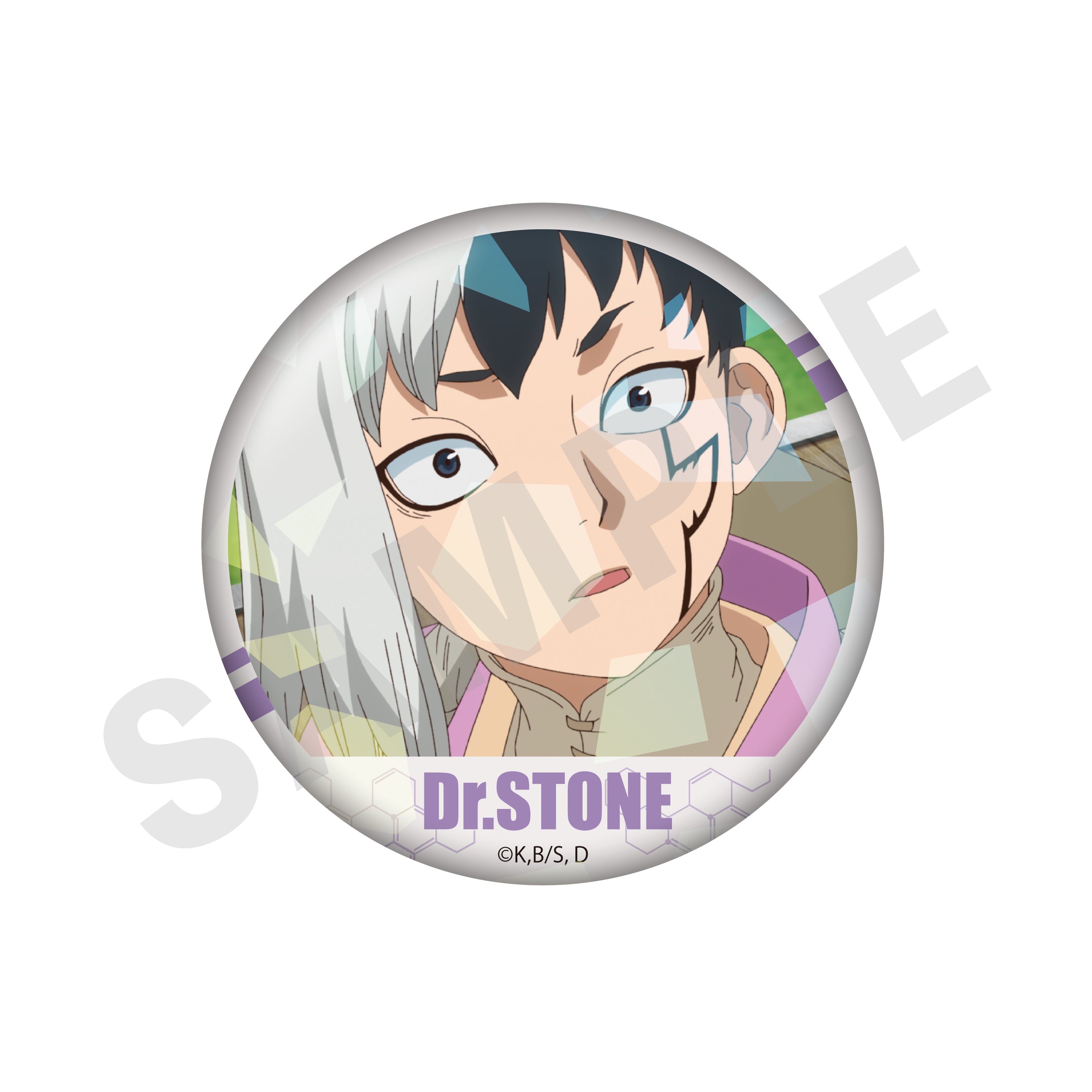 【単品】「Ｄｒ．ＳＴＯＮＥ」トレーディングキラキラ場面写缶バッジ（全10種）