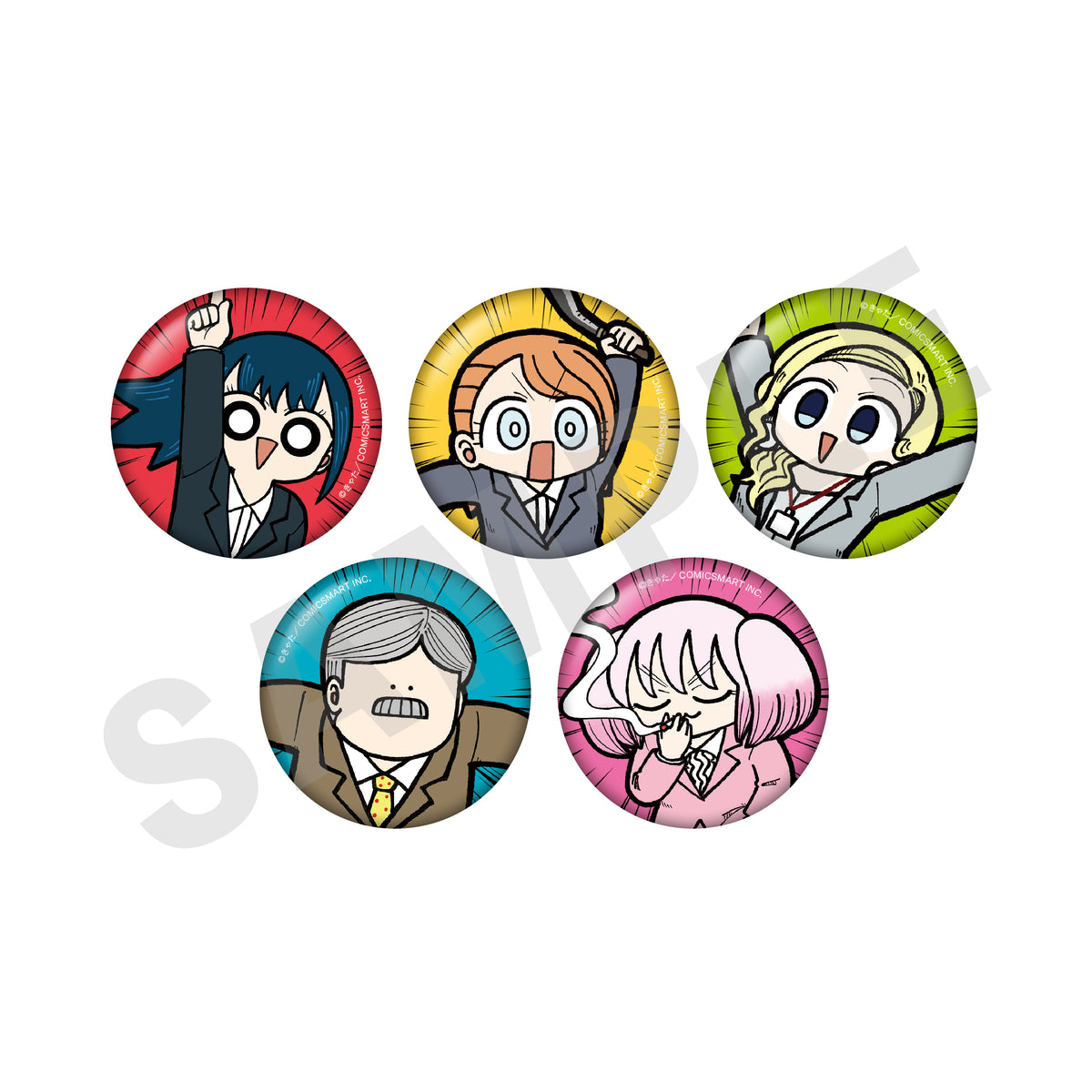 キャラクターイラスト ピンバッジ 80個セット イタバそのまま入る 4571697087637_1_1200x1200_crop