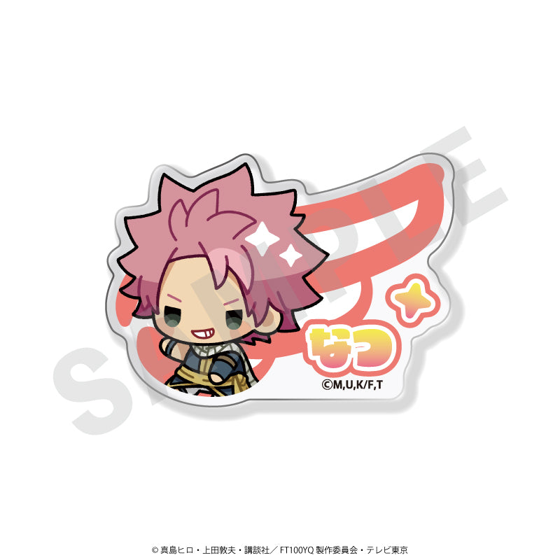 「FAIRY TAIL 100年クエスト」お名前バッジ　ナツ