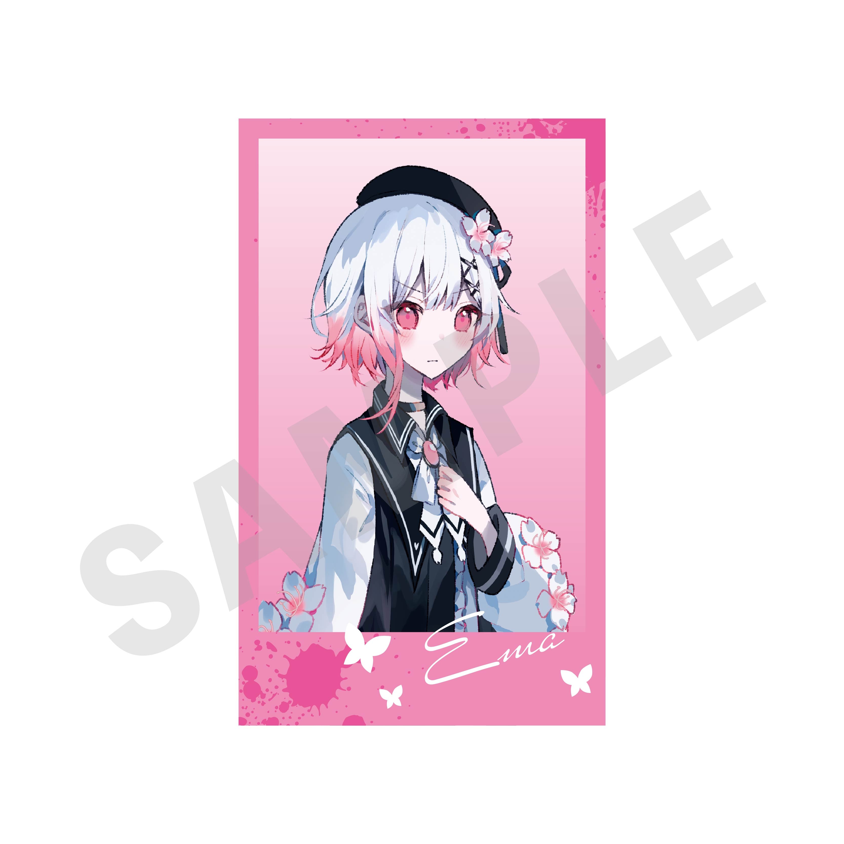 魔法少女ノ魔女裁判 のグッズ、桜羽エマのカードの画像です