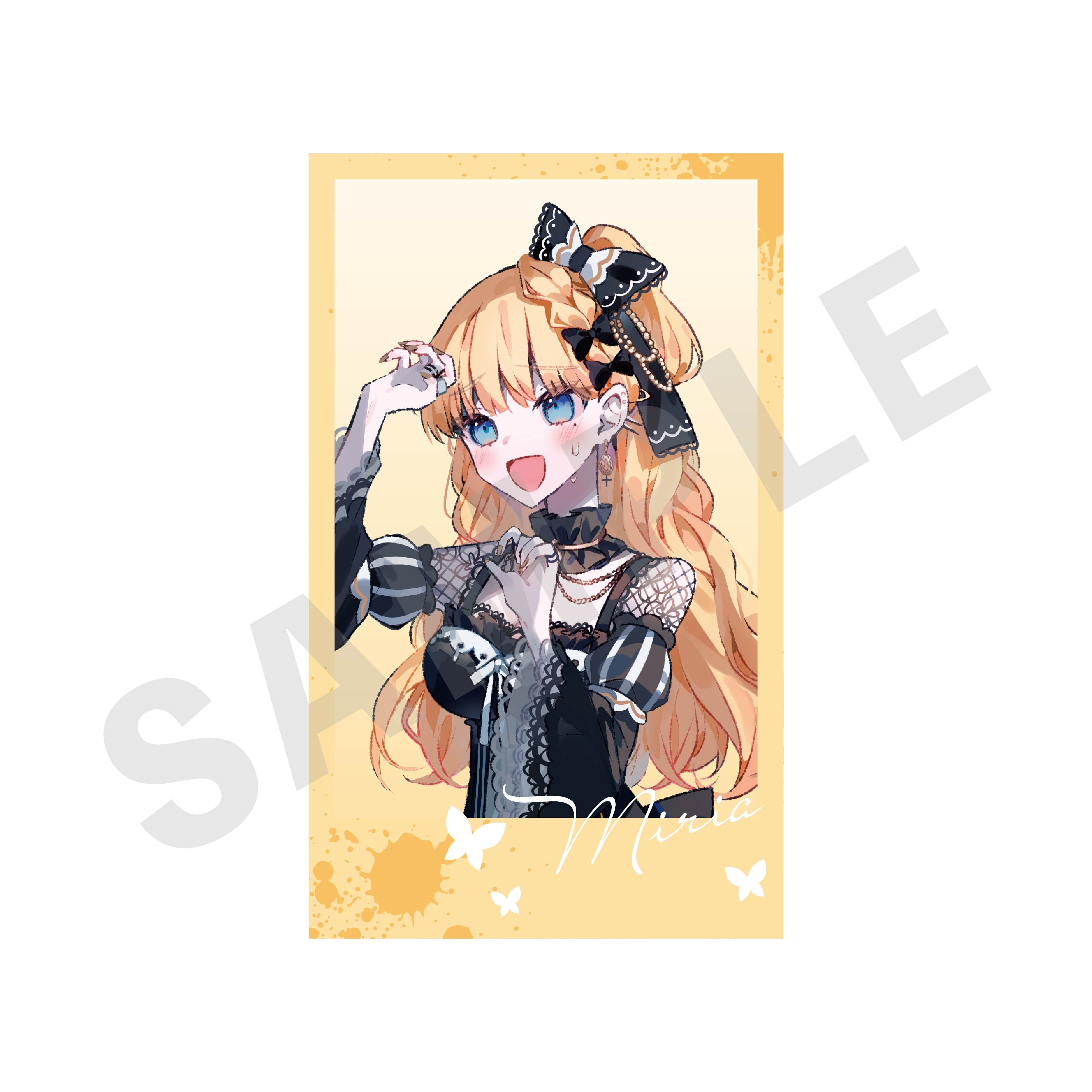 魔法少女ノ魔女裁判 のグッズ、佐伯ミリアのカードの画像です