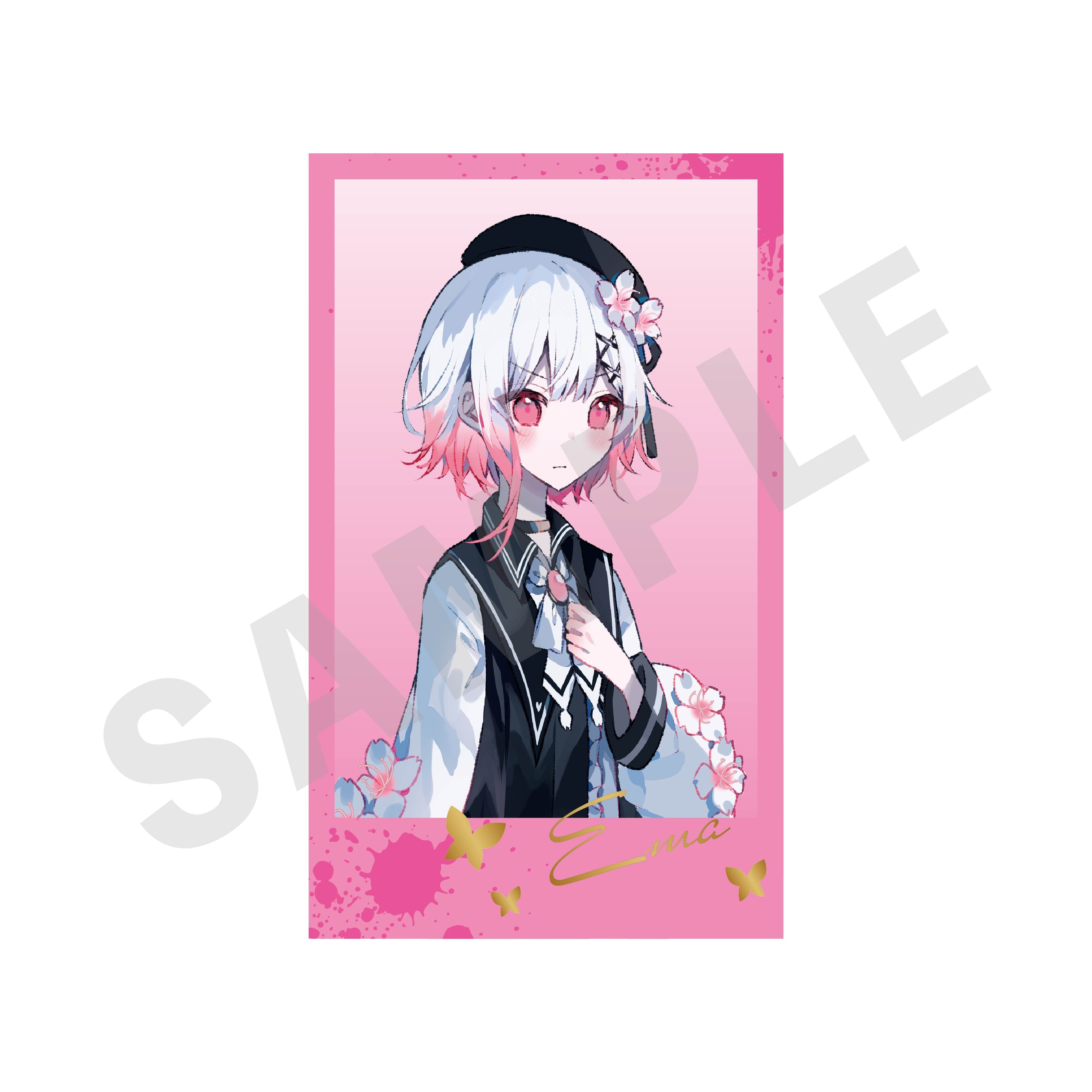 魔法少女ノ魔女裁判 のグッズ、桜羽エマのカードの画像です