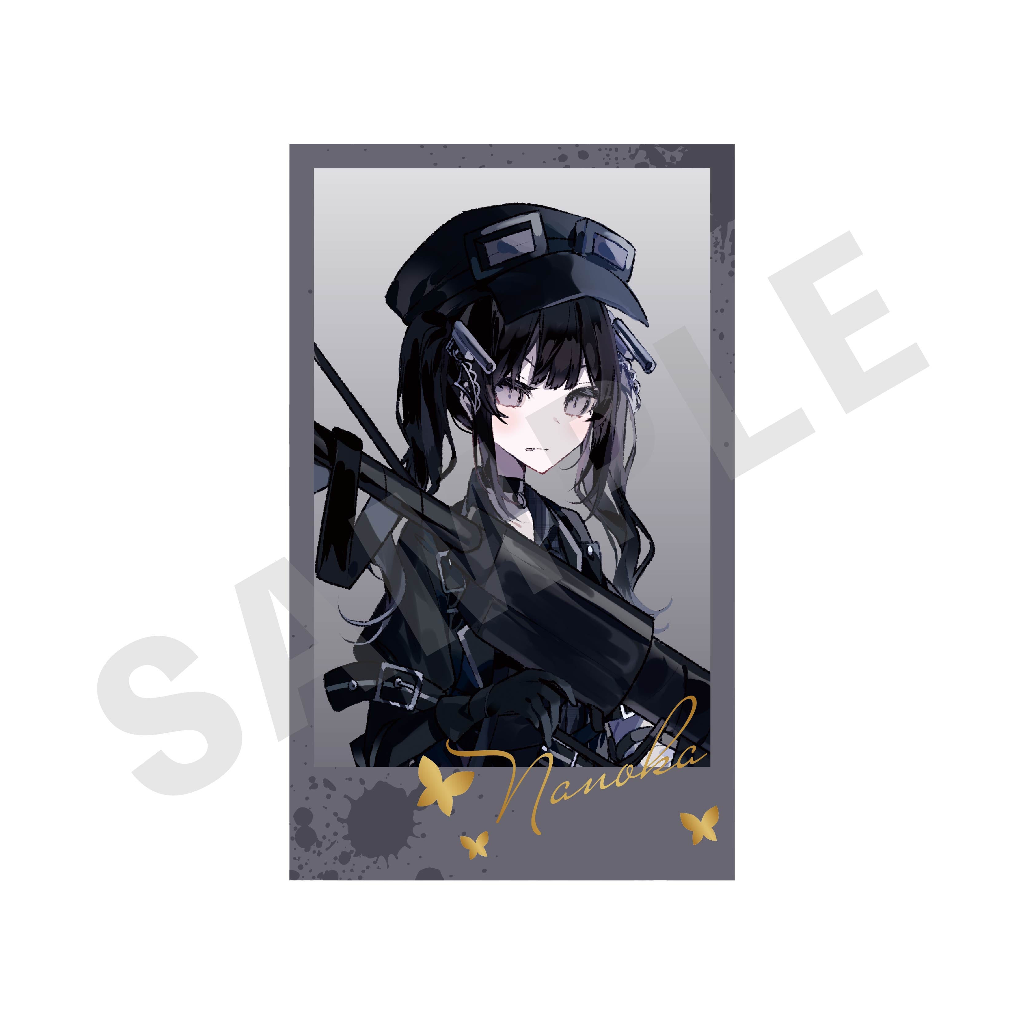 魔法少女ノ魔女裁判 のグッズ、黒部ナノカのカードの画像です