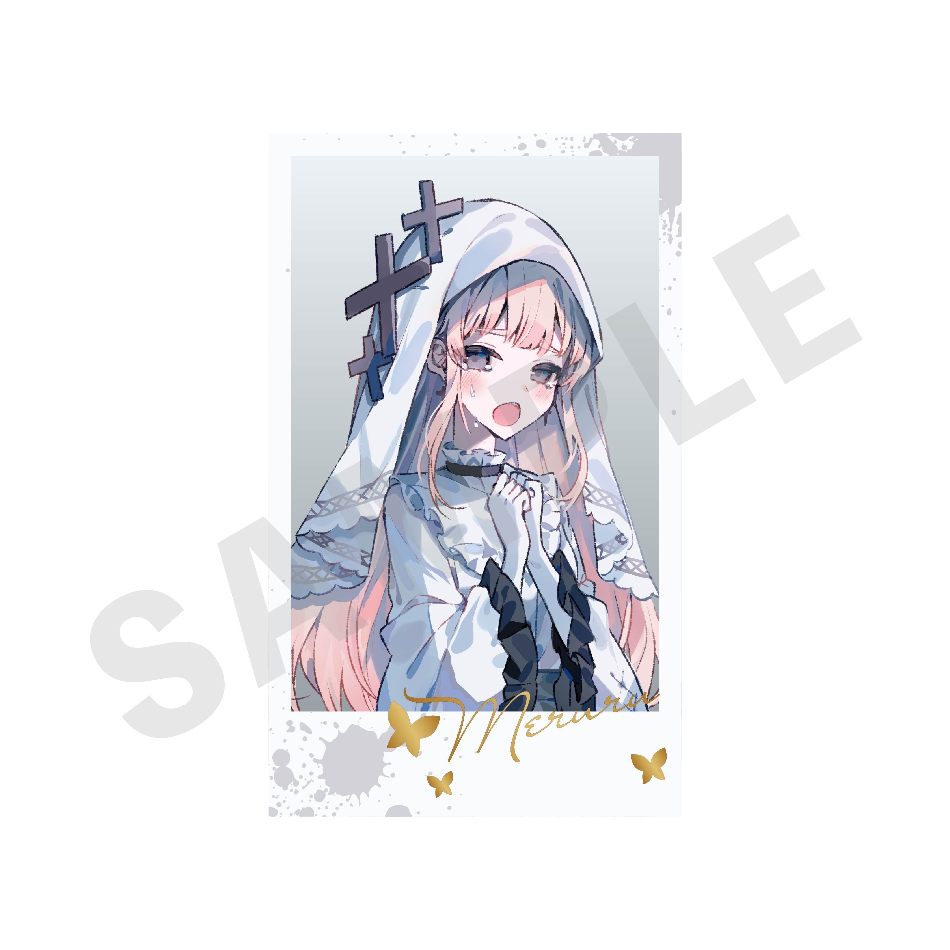 魔法少女ノ魔女裁判 のグッズ、氷上メルルのカードの画像です