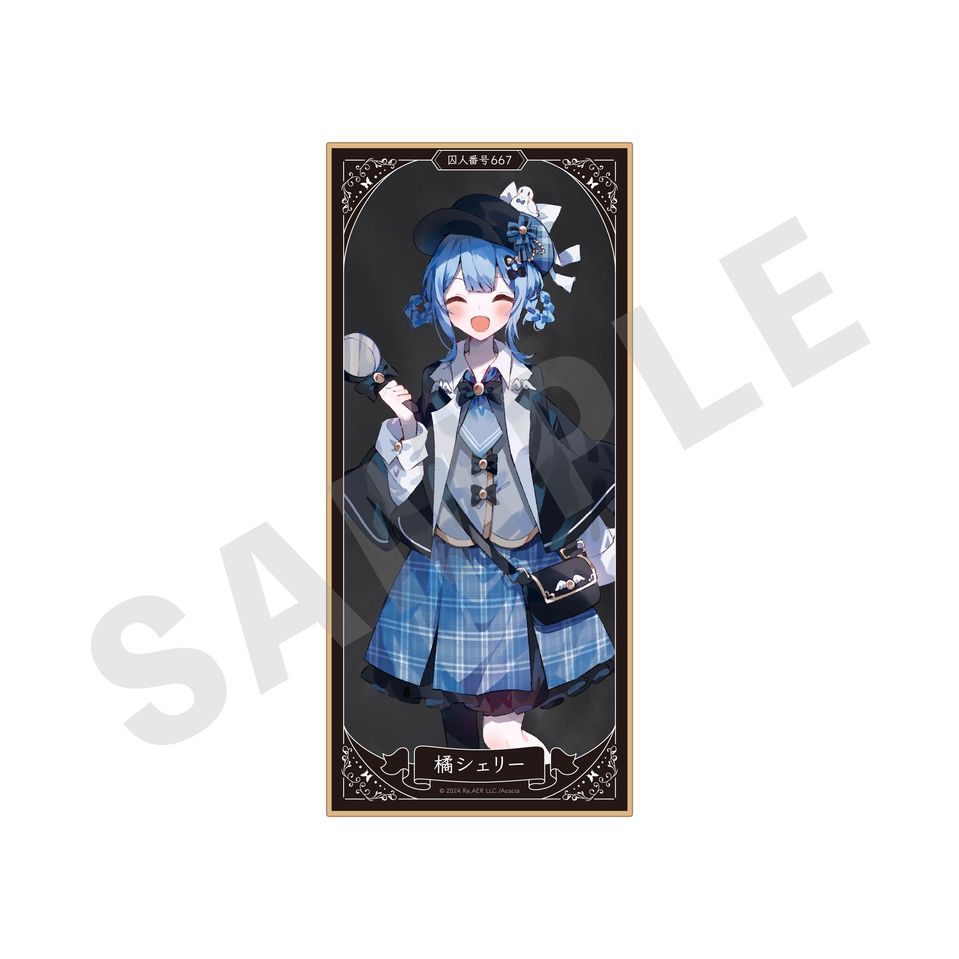 魔法少女ノ魔女裁判 のグッズ、橘シェリーの色紙の画像です