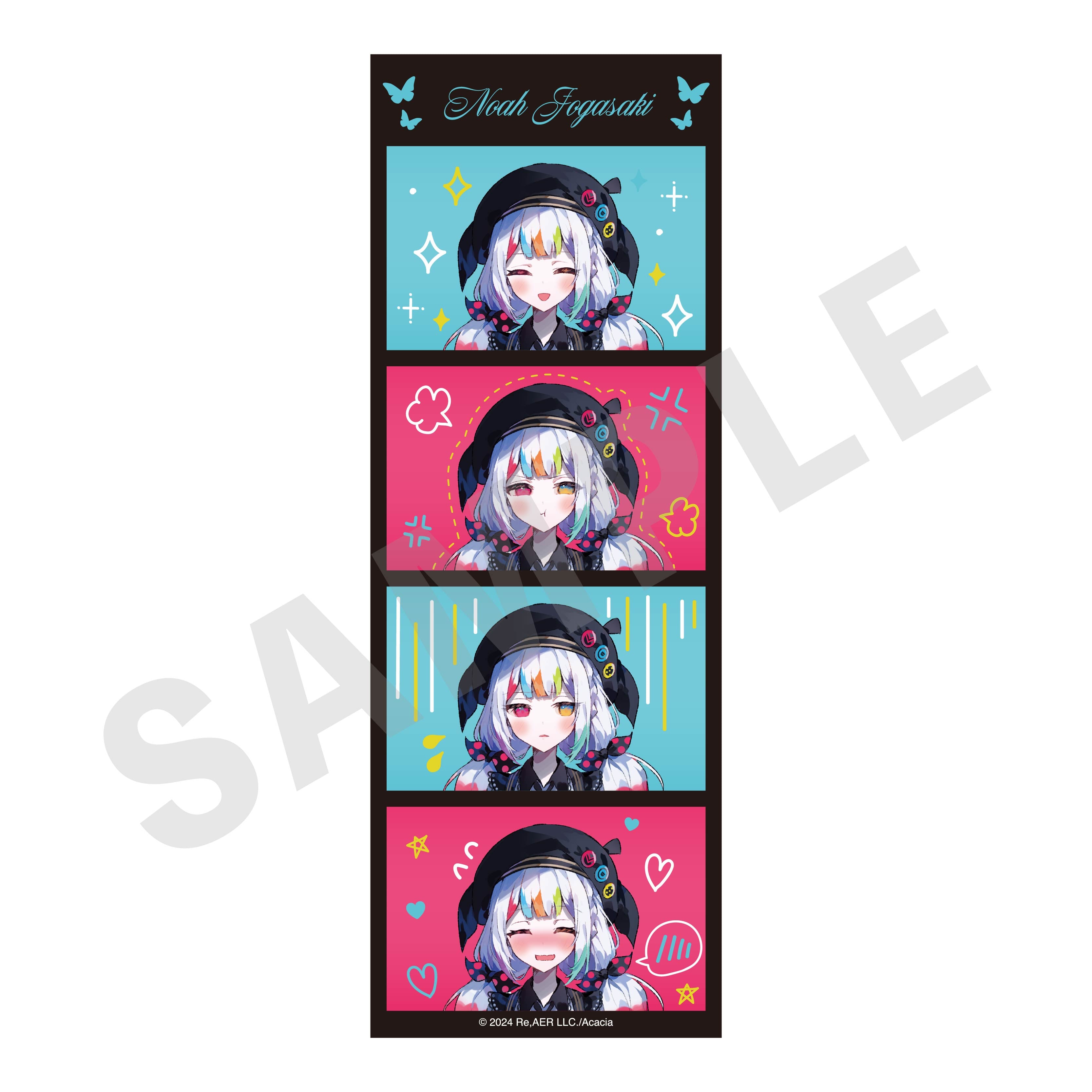 魔法少女ノ魔女裁判 のグッズ、城ヶ崎ノアのカードの画像です