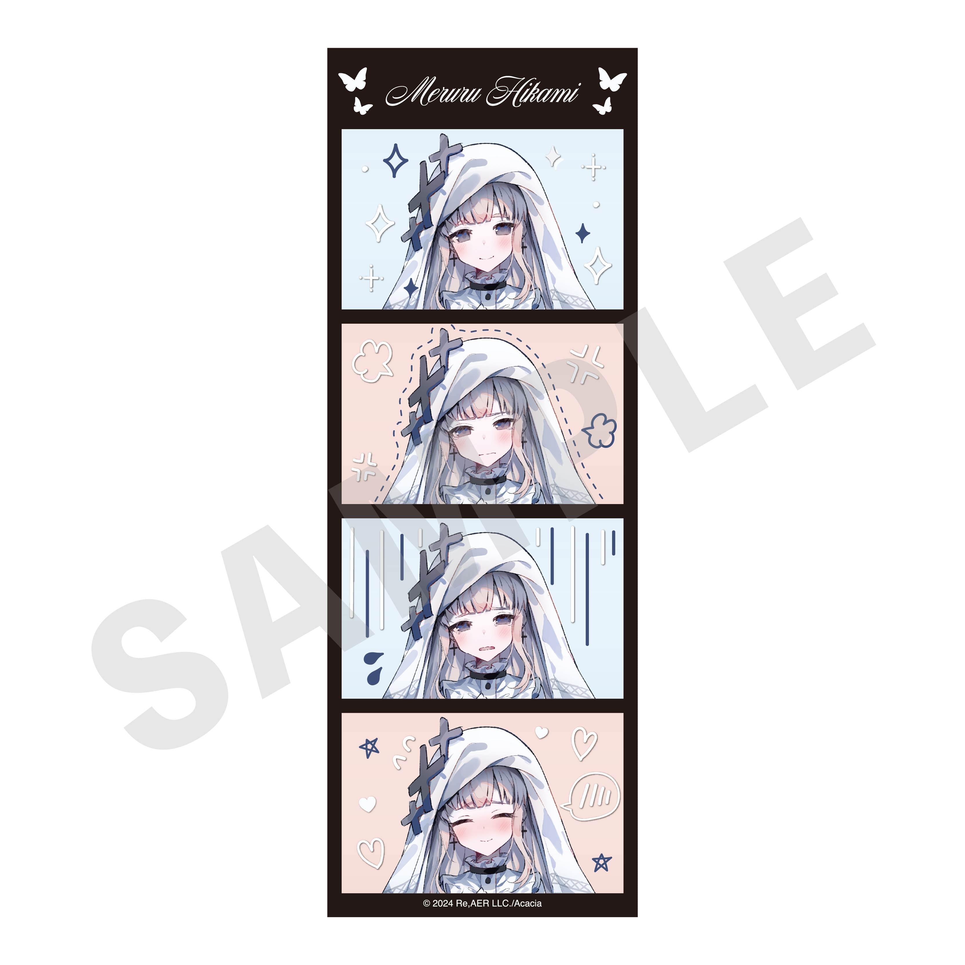 魔法少女ノ魔女裁判 のグッズ、氷上メルルのカードの画像です