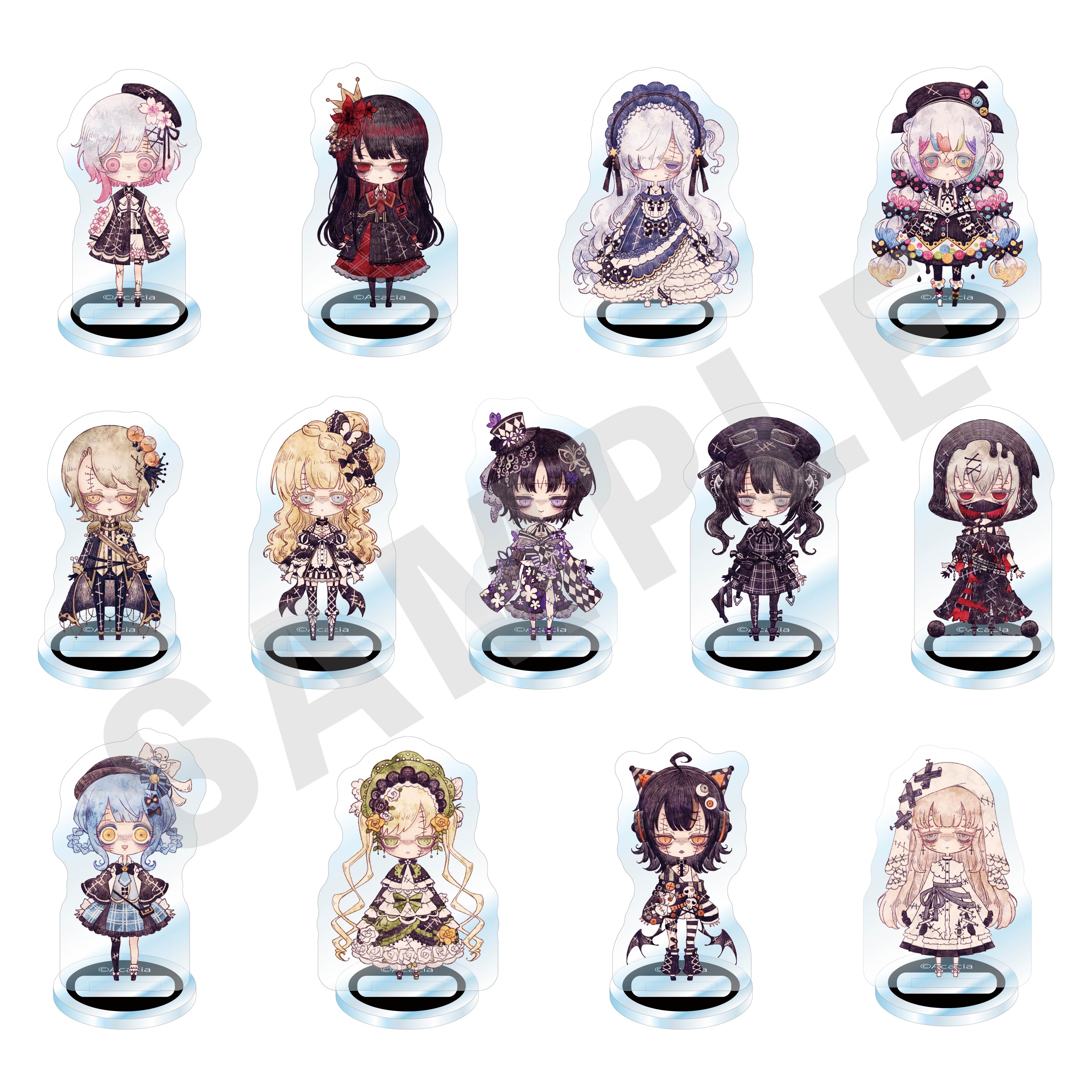 魔法少女ノ魔女裁判 のグッズ、アクリルスタンドの1枚目の画像です