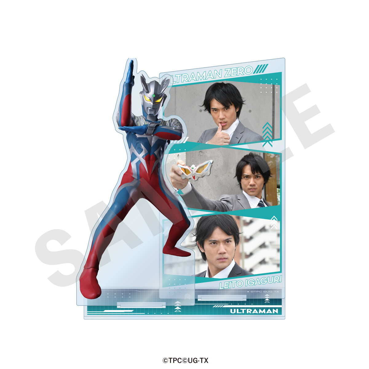 ウルトラマンシリーズ」アクリルフィギュア（ウルトラマンゼロ