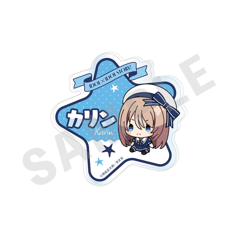 『IDOL×IDOL STORY！』 のグッズ、九重華鈴のお名前バッジの画像です