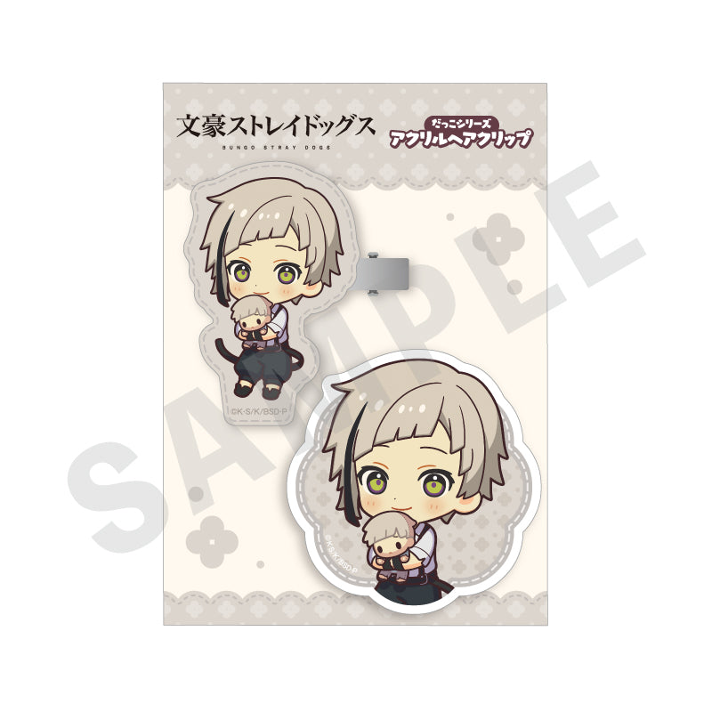 文豪ストレイドッグス のグッズ、中島敦のヘアクリップの画像です