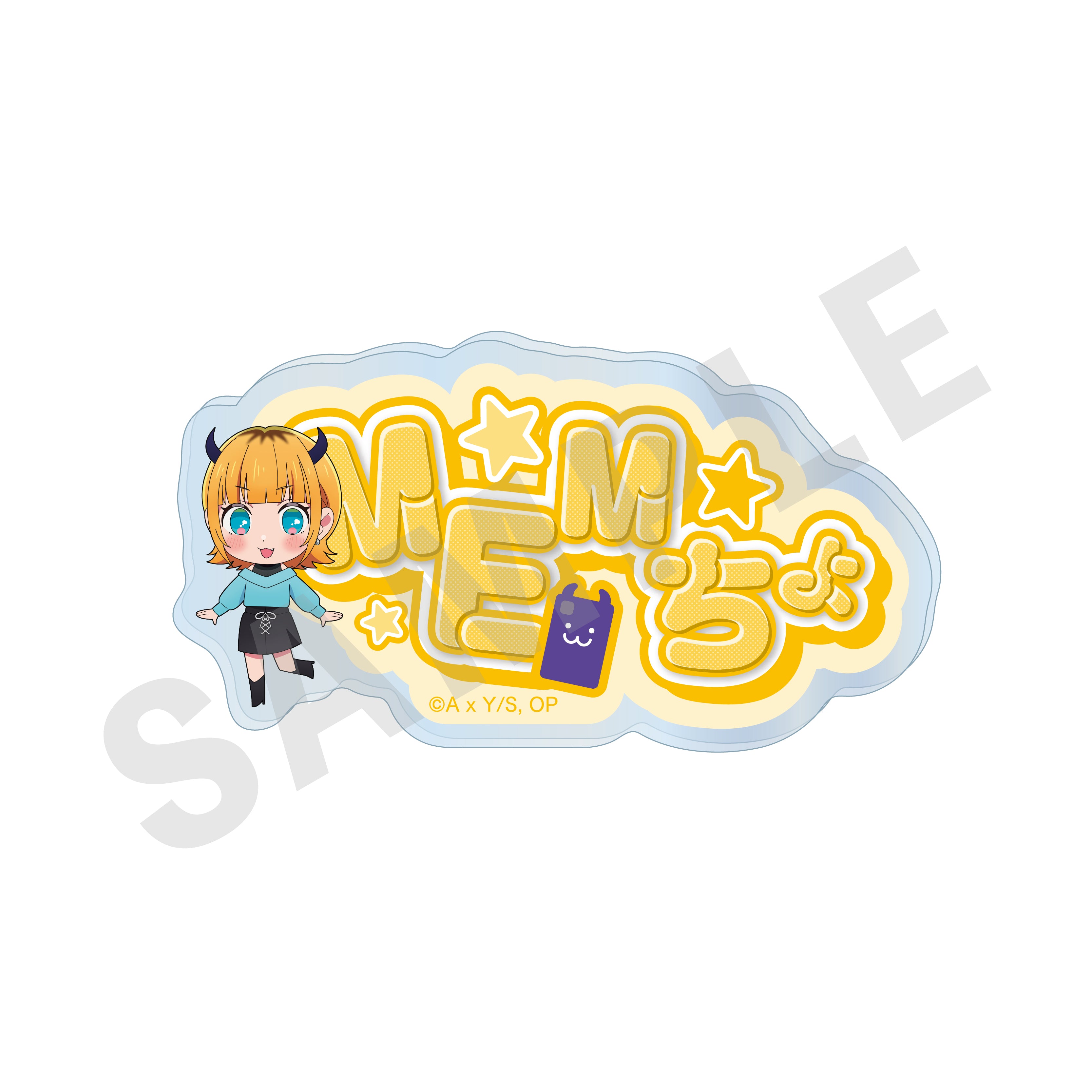 【推しの子】 ～favorite series～のグッズ、MEMちょのお名前バッジの画像です