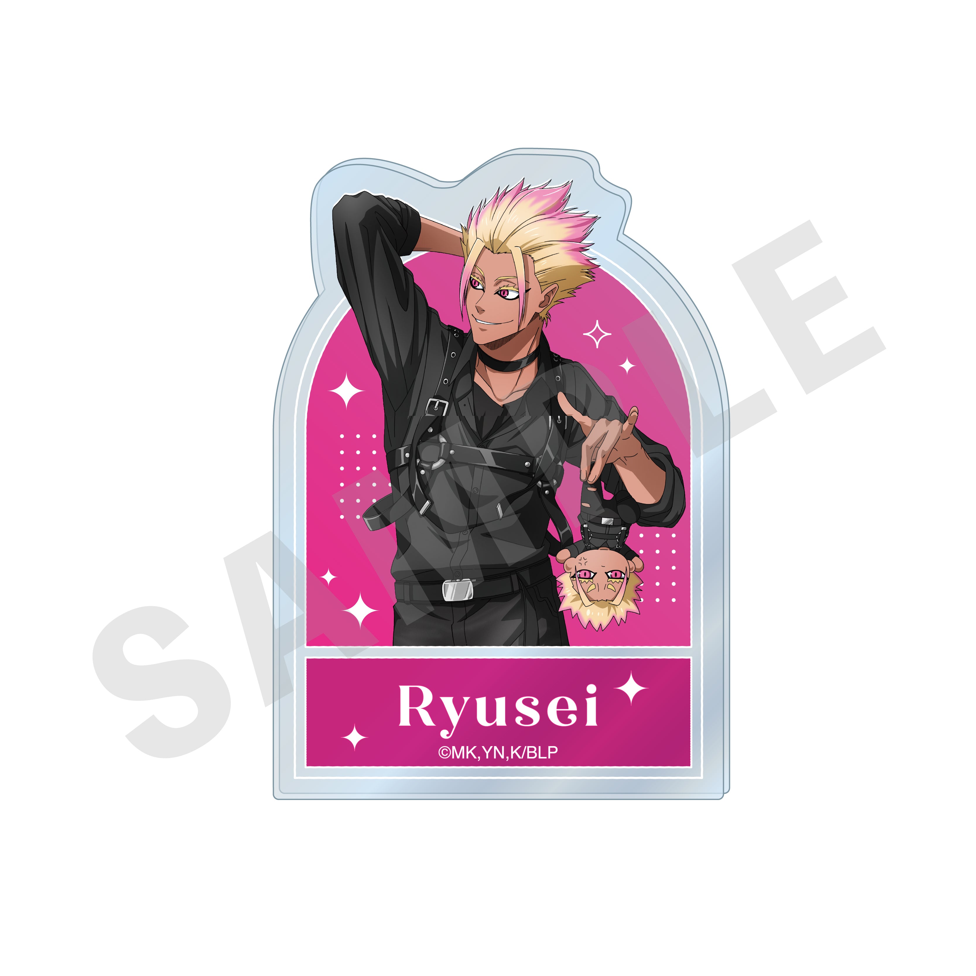 ブルーロック のグッズ、士道龍聖のお名前バッジの画像です