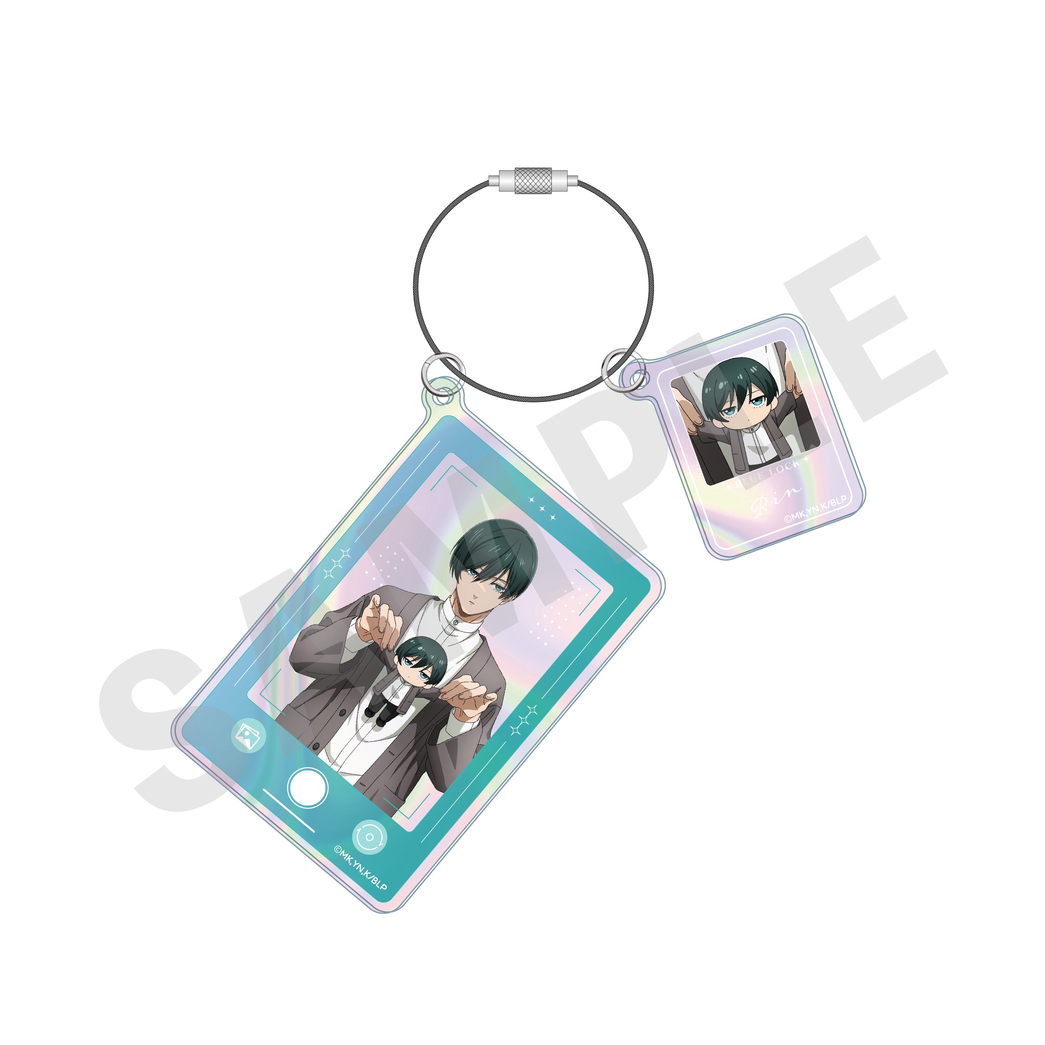 ブルーロック のグッズ、糸師凛のアクリルキーホルダーの画像です